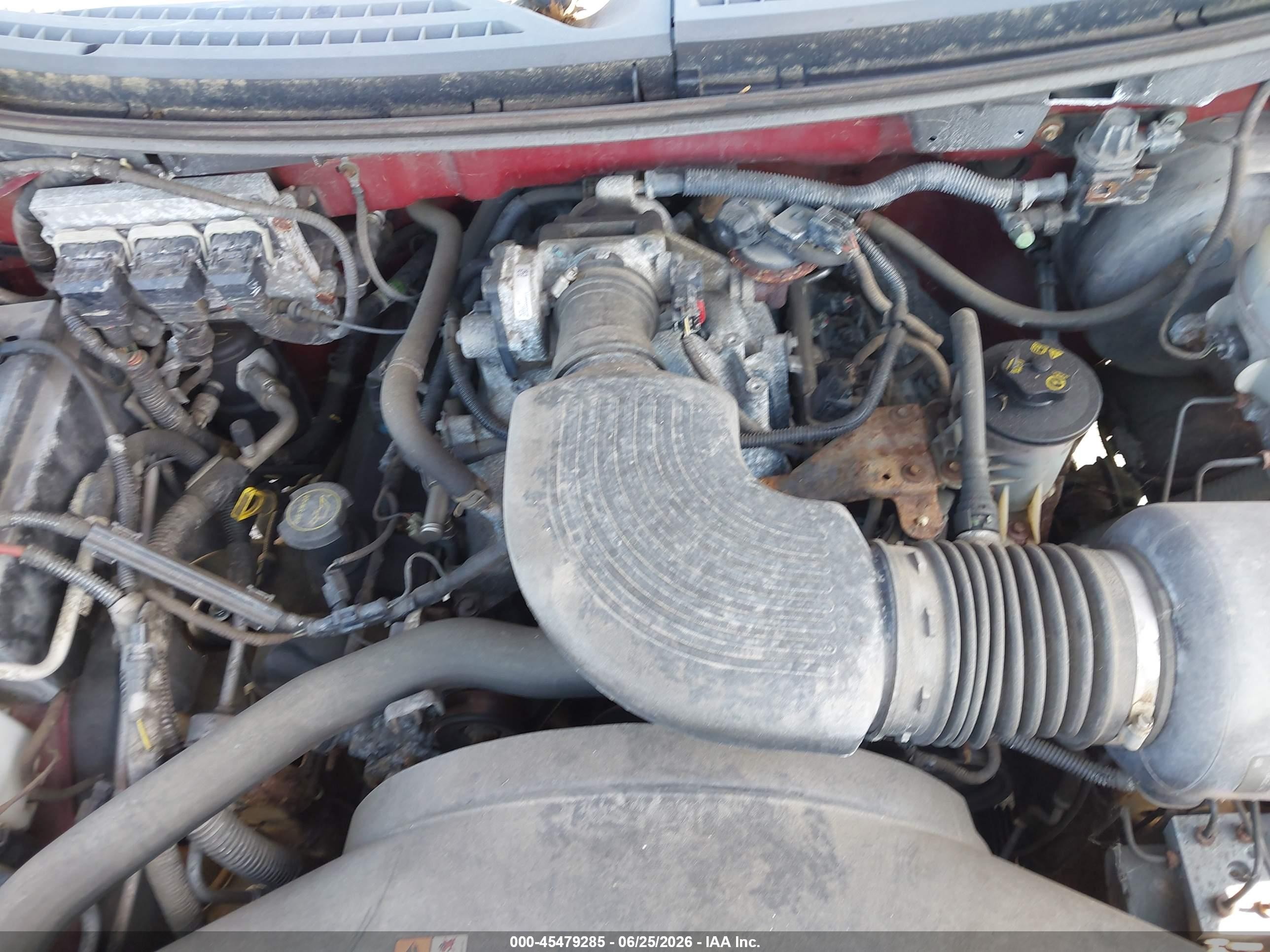 2005 Ford F-150 Stx/xlt Maroon vin: 1FTRX04W35KB81351