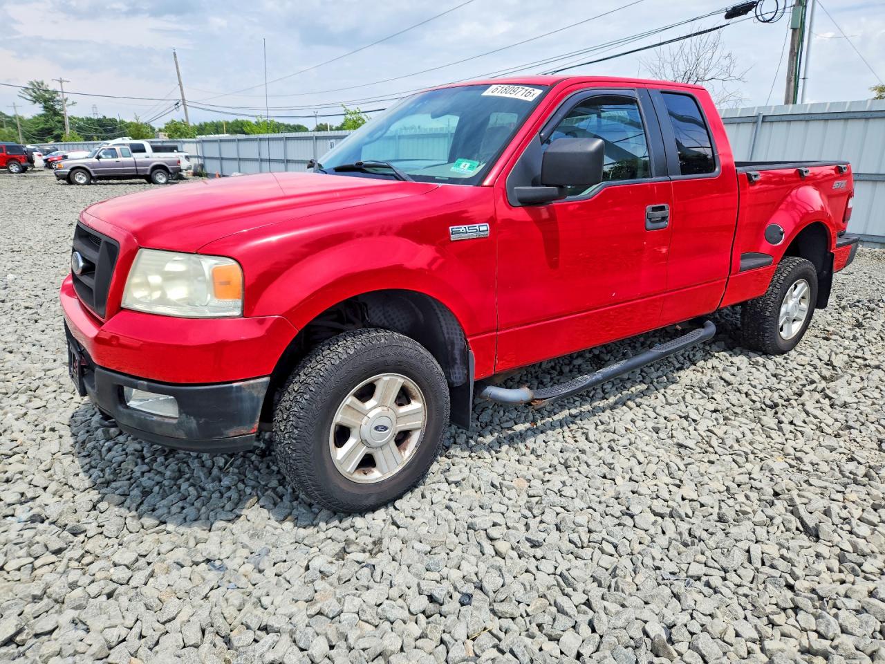 2005 Ford F150 Red vin: 1FTRX04W35KD21396