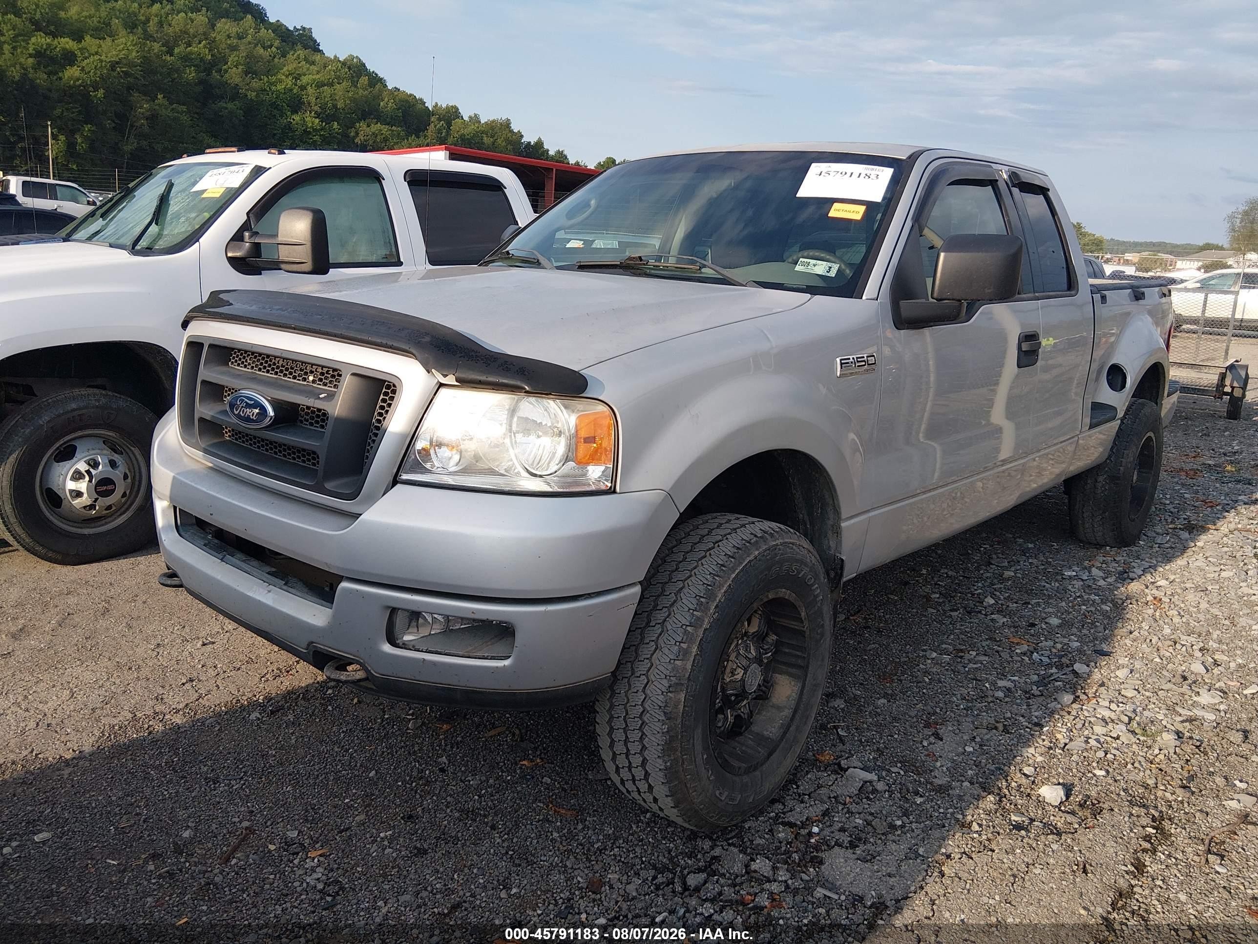 2004 Ford F-150 Stx/xlt Silver vin: 1FTRX04W64KD74561