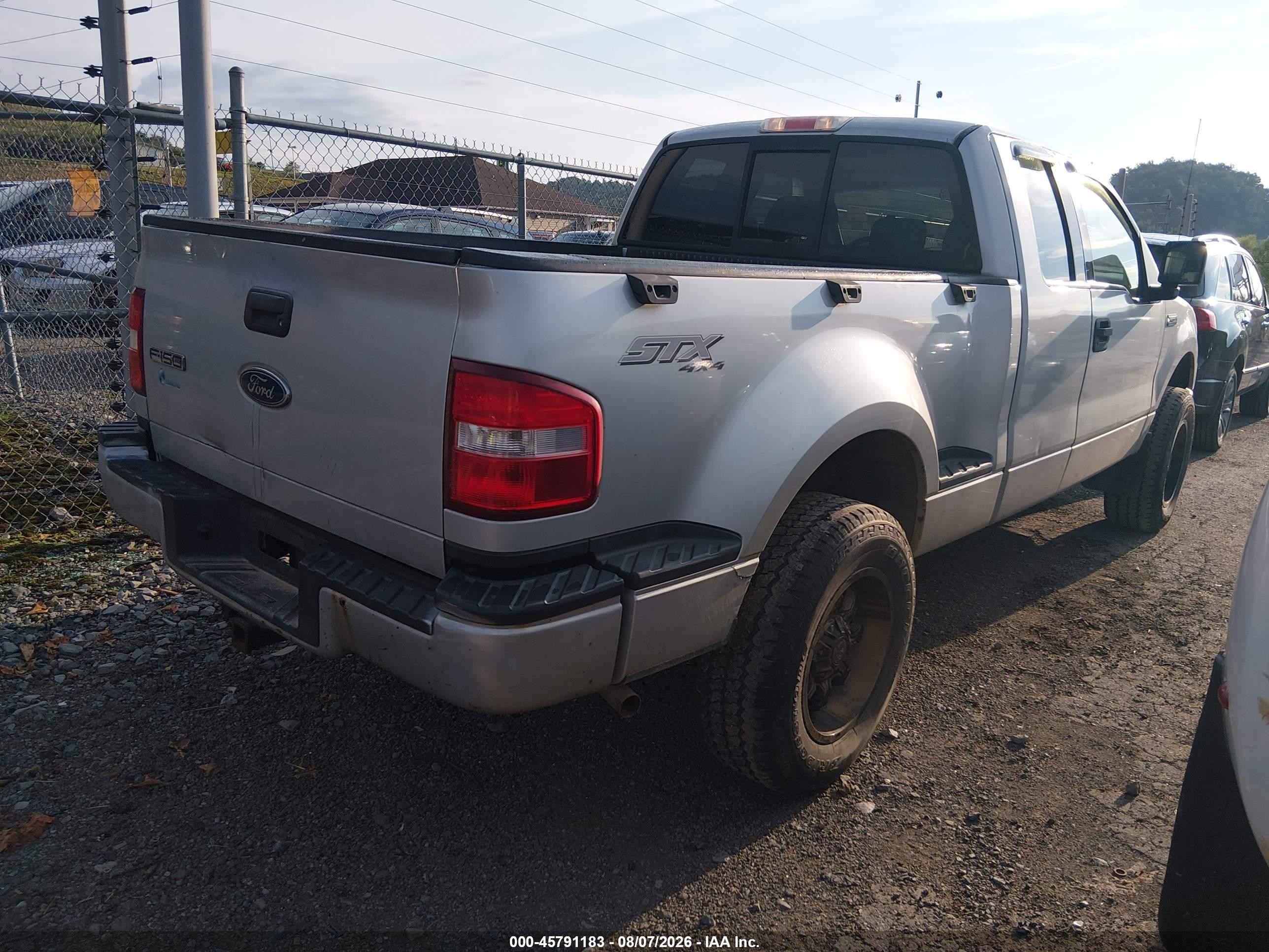 2004 Ford F-150 Stx/xlt Silver vin: 1FTRX04W64KD74561