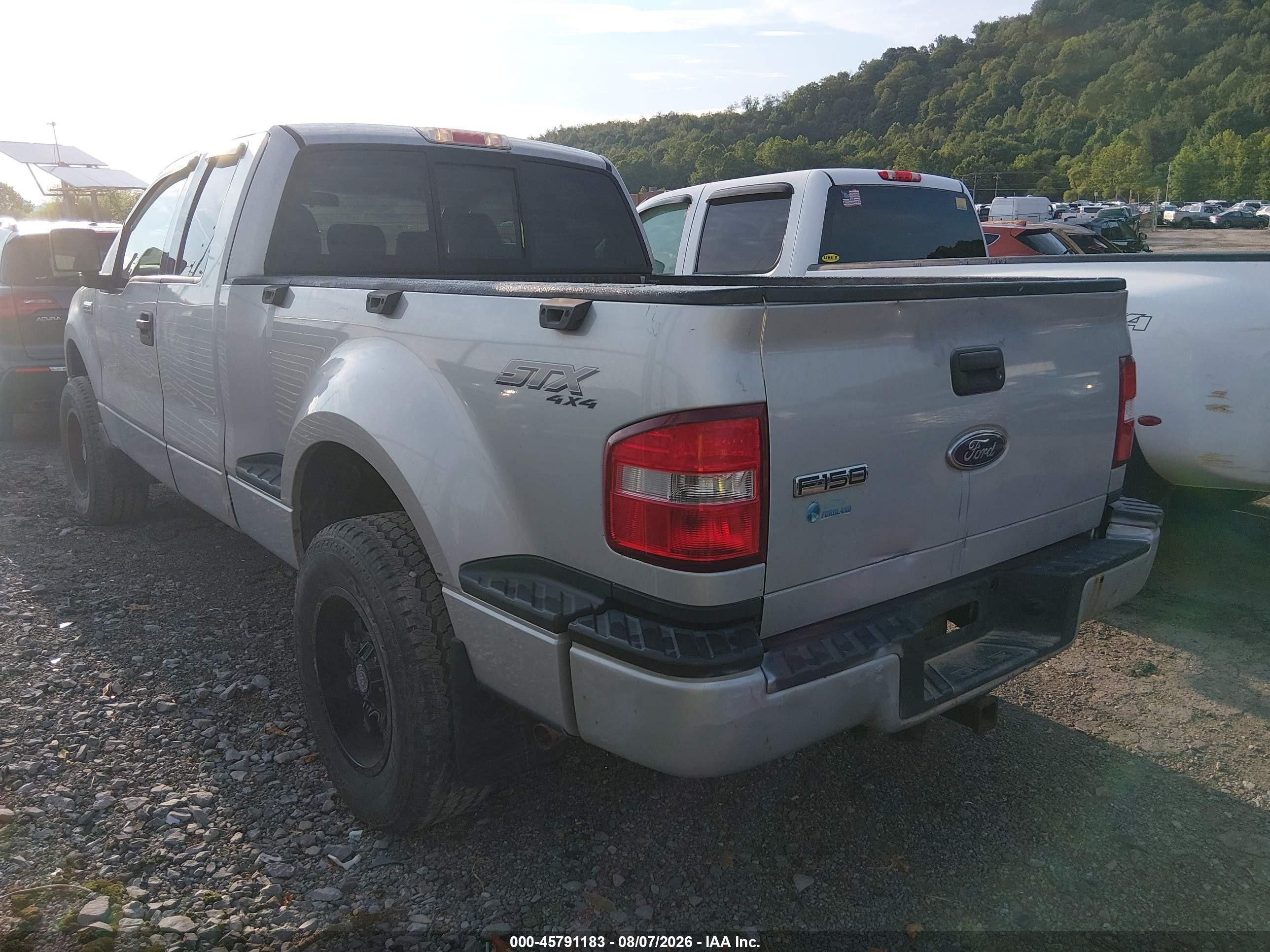 2004 Ford F-150 Stx/xlt Silver vin: 1FTRX04W64KD74561