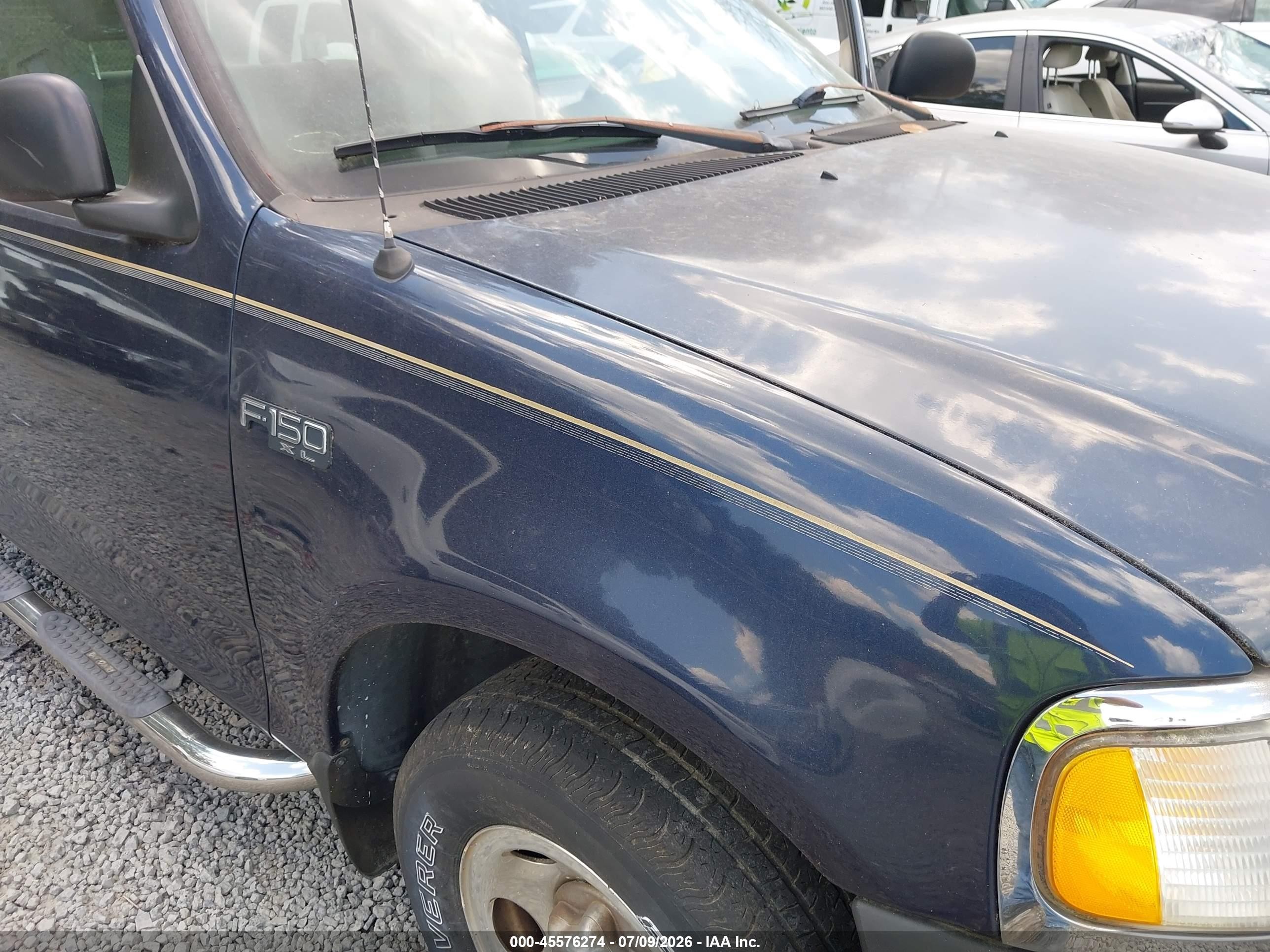 2003 Ford F-150 Xl/xlt Blue vin: 1FTRX07253KD94680
