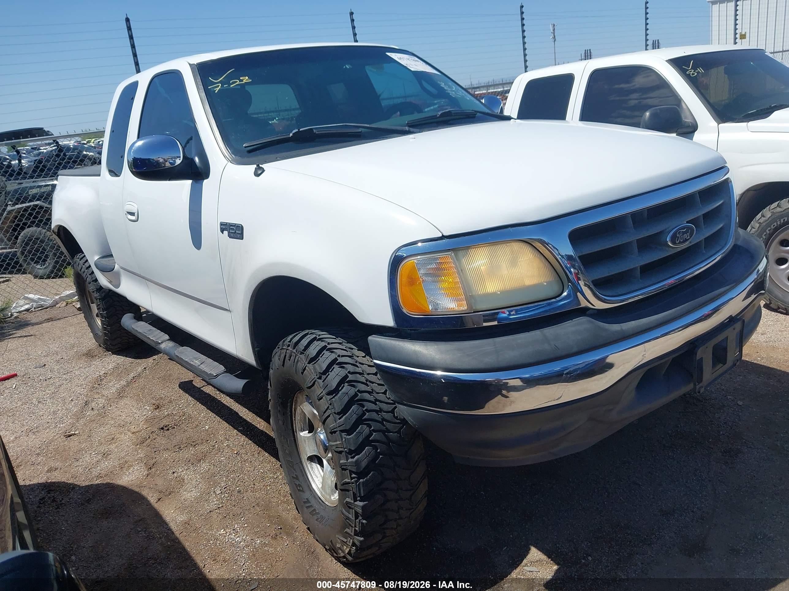 2002 Ford F-150 Xl/xlt White vin: 1FTRX07272KA98669