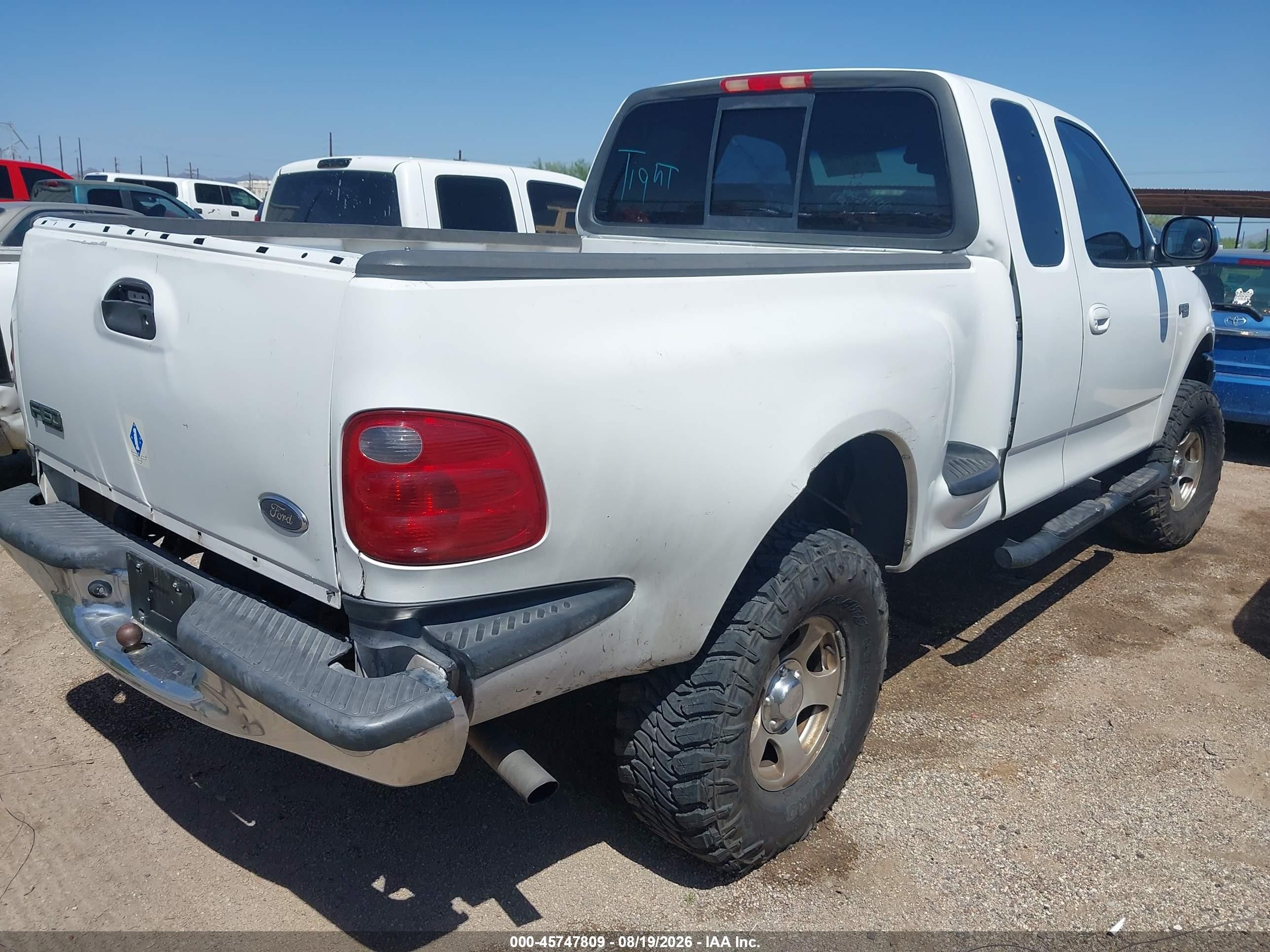 2002 Ford F-150 Xl/xlt White vin: 1FTRX07272KA98669