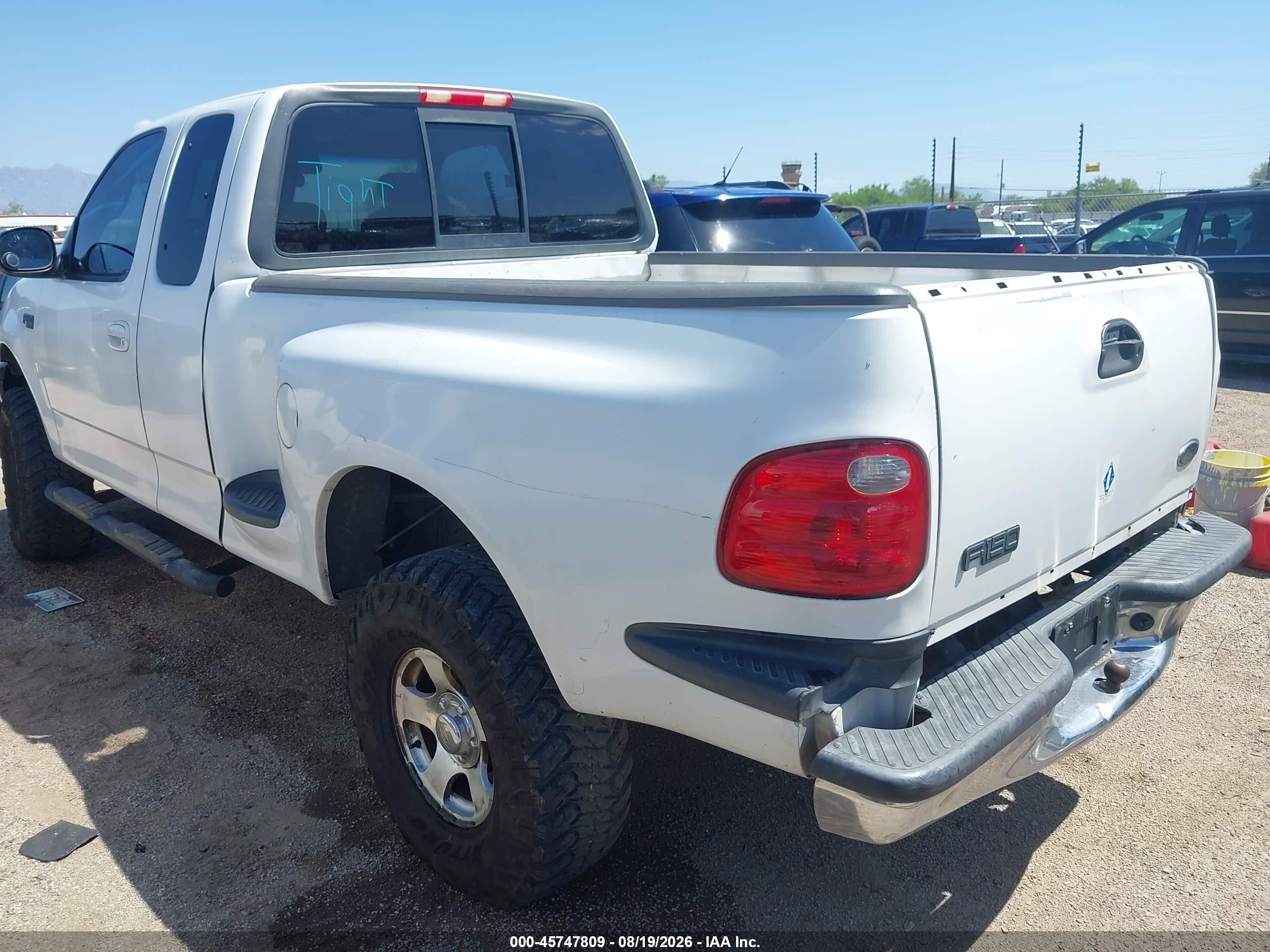 2002 Ford F-150 Xl/xlt White vin: 1FTRX07272KA98669