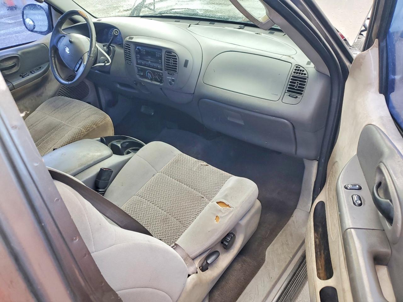 2003 Ford F150 Gray vin: 1FTRX07283KC89874