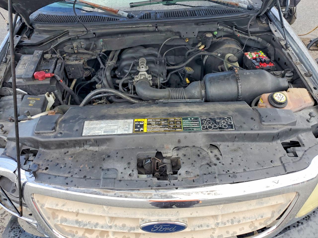 2003 Ford F150 Gray vin: 1FTRX07283KC89874