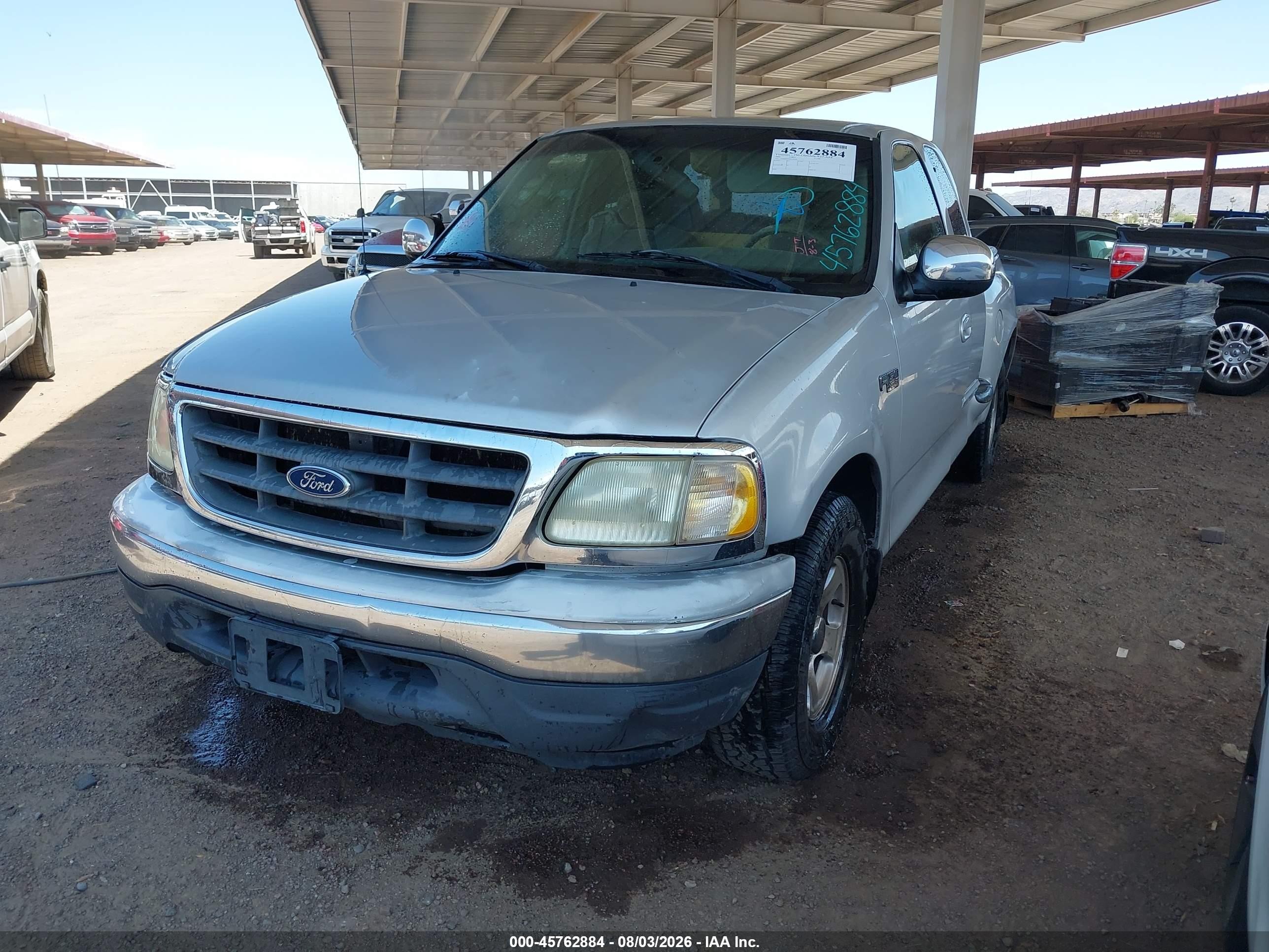 2002 Ford F-150 Xl/xlt Gray vin: 1FTRX07292KC45106