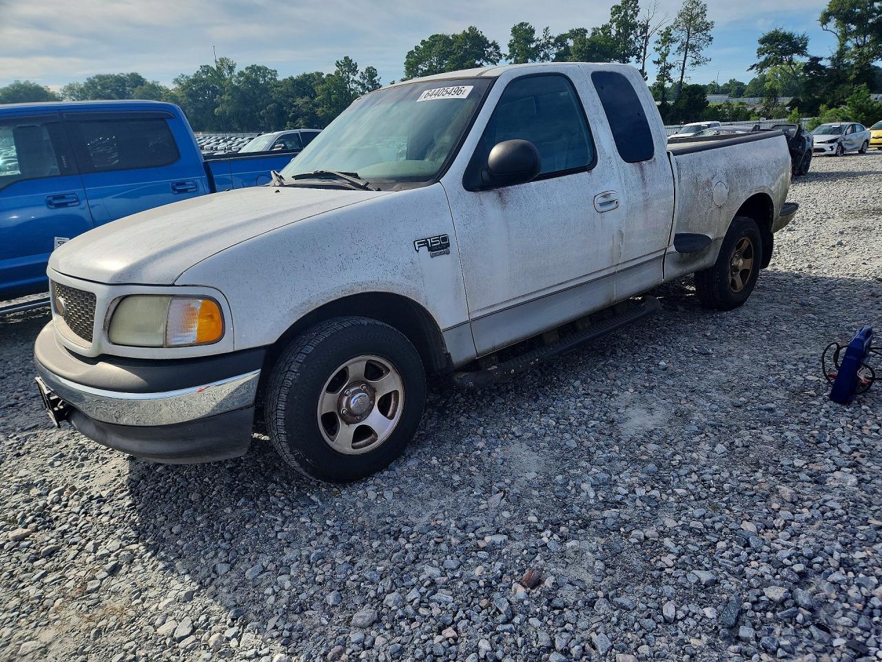 2003 Ford F150 White vin: 1FTRX07L73KD56411