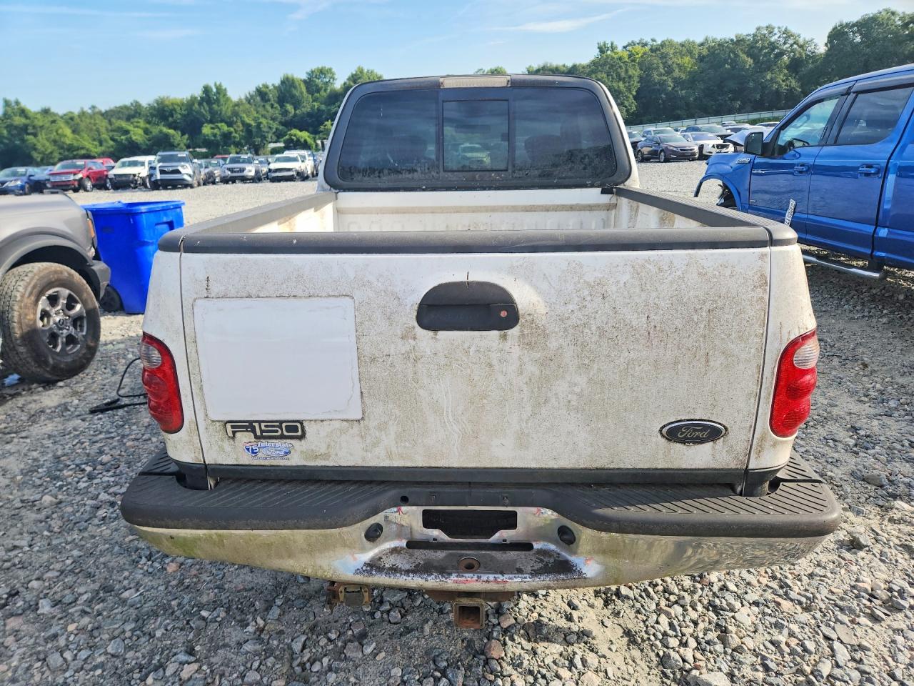 2003 Ford F150 White vin: 1FTRX07L73KD56411