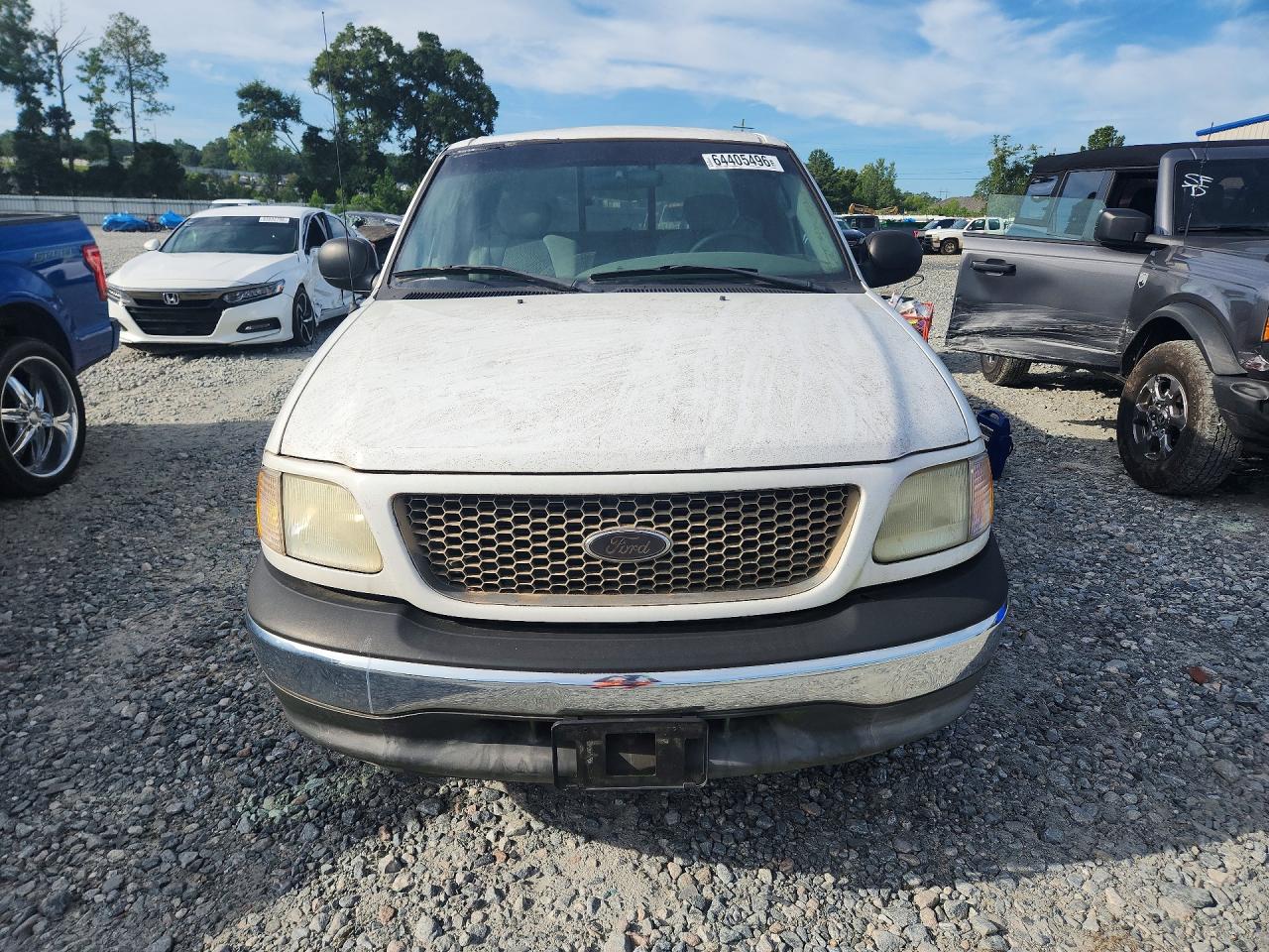 2003 Ford F150 White vin: 1FTRX07L73KD56411