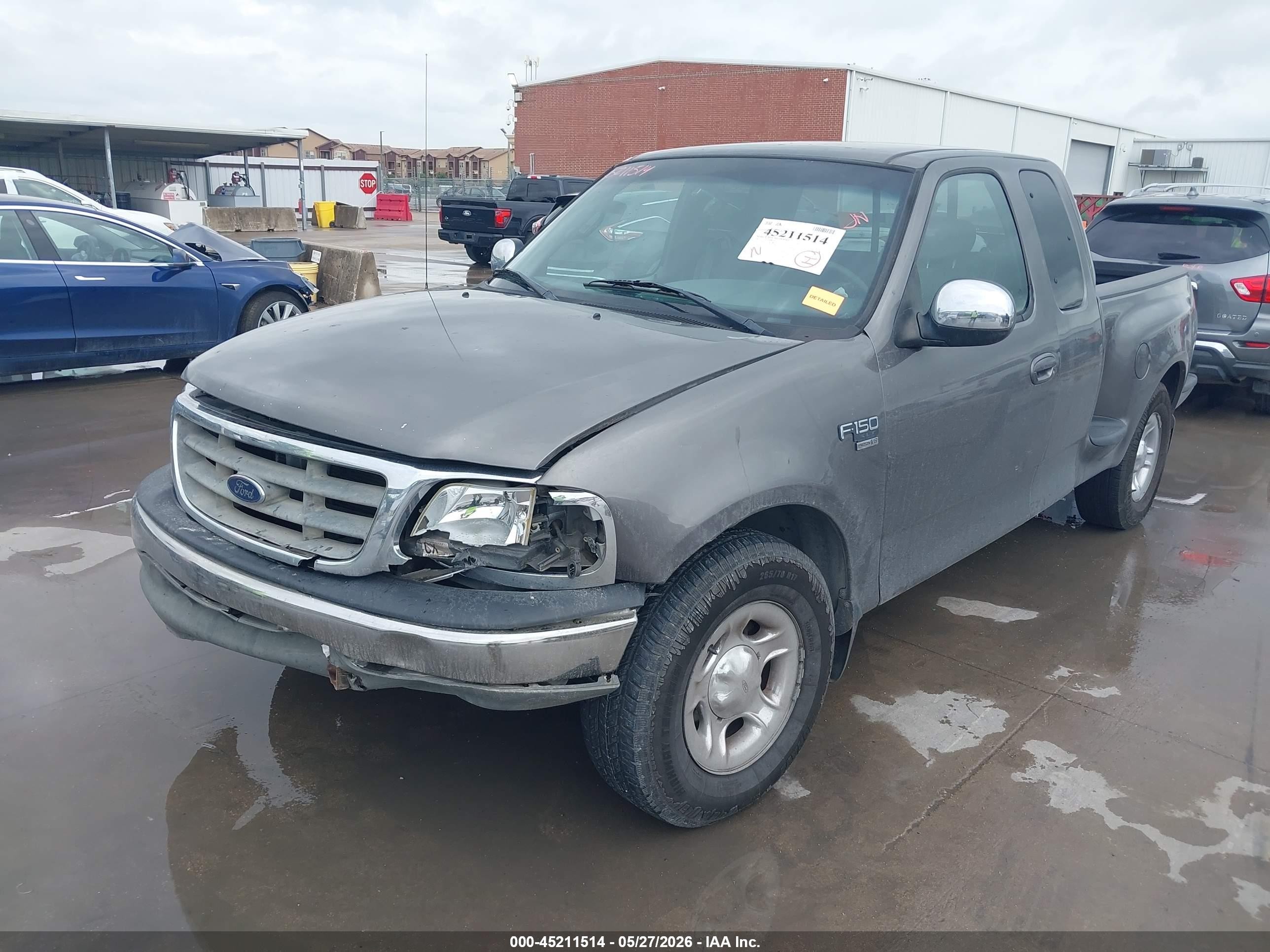 2002 Ford F-150 Lariat/xl/xlt Gray vin: 1FTRX07W02KA18812