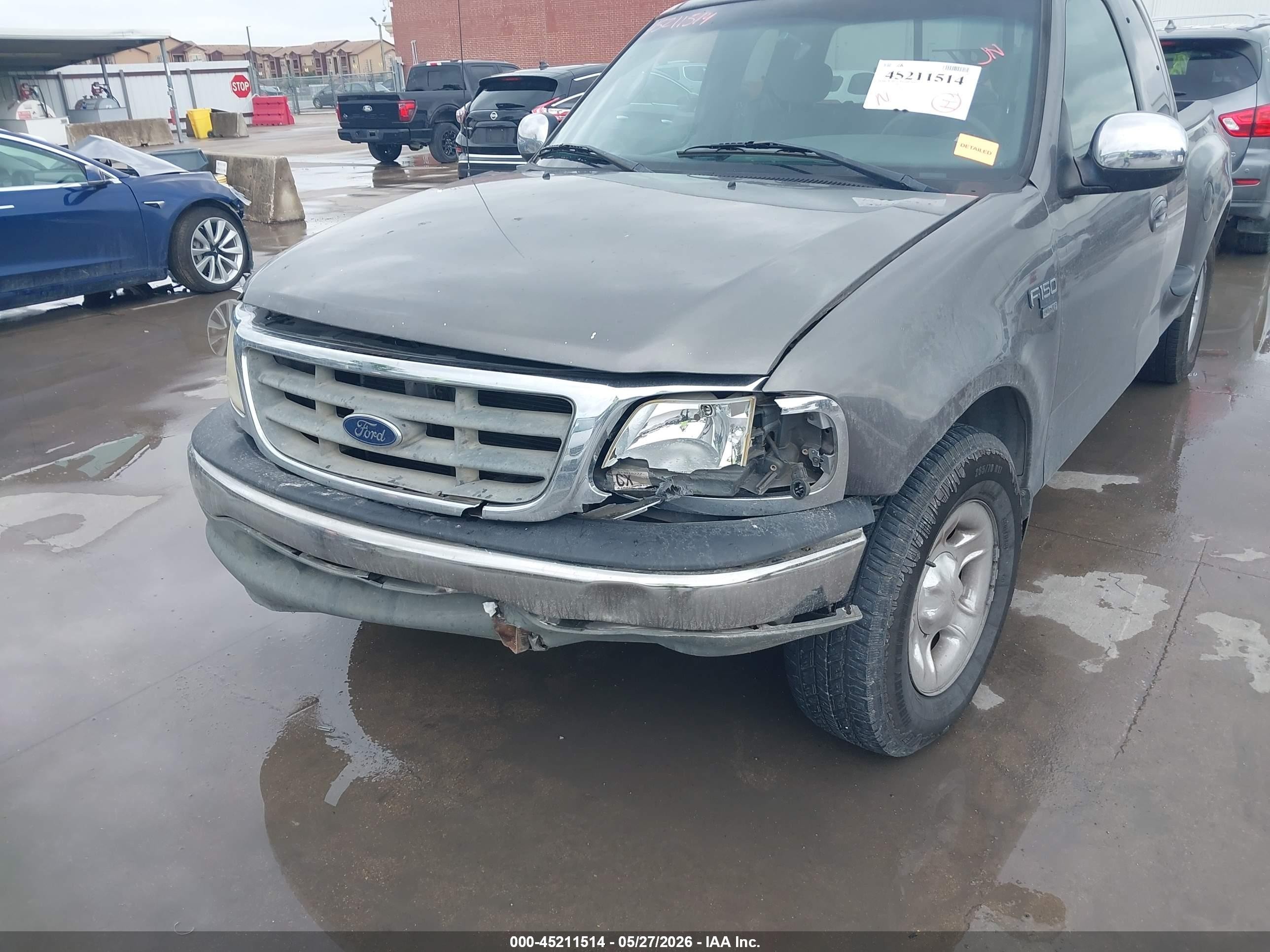 2002 Ford F-150 Lariat/xl/xlt Gray vin: 1FTRX07W02KA18812