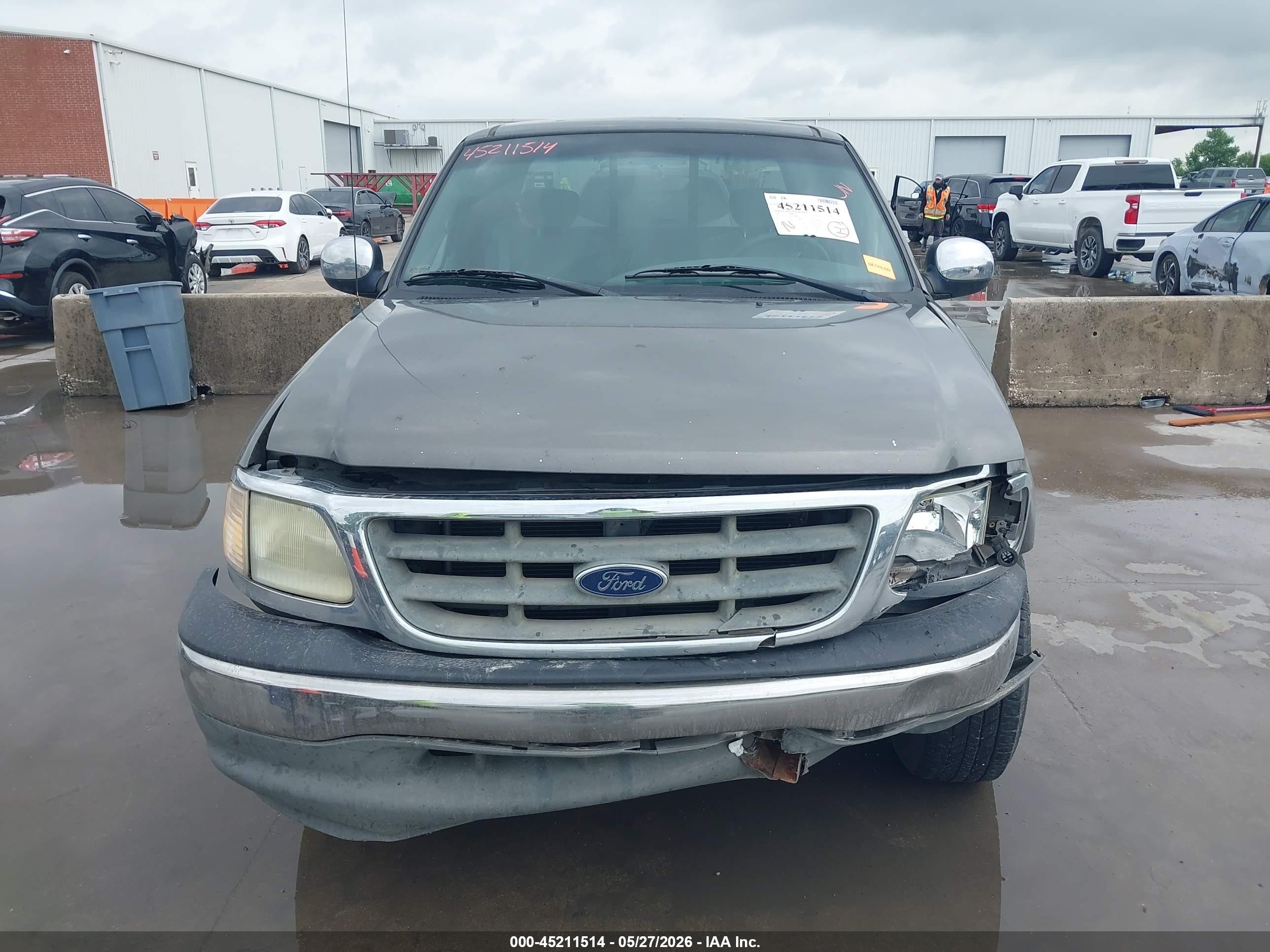 2002 Ford F-150 Lariat/xl/xlt Gray vin: 1FTRX07W02KA18812