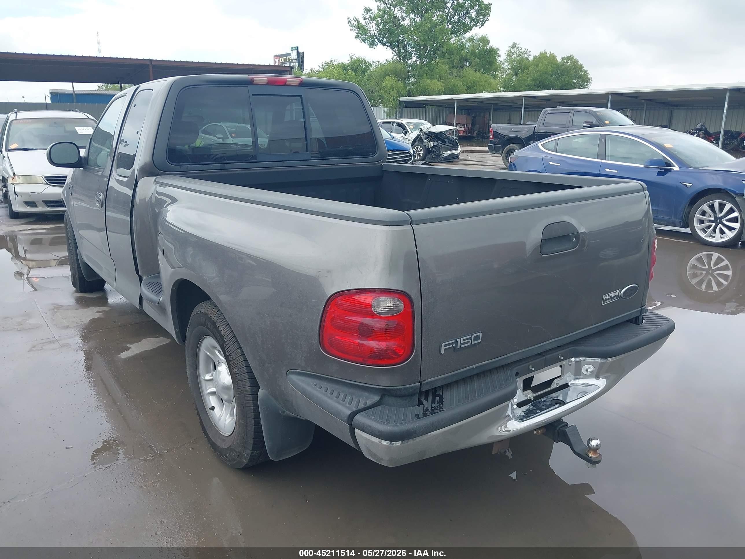 2002 Ford F-150 Lariat/xl/xlt Gray vin: 1FTRX07W02KA18812