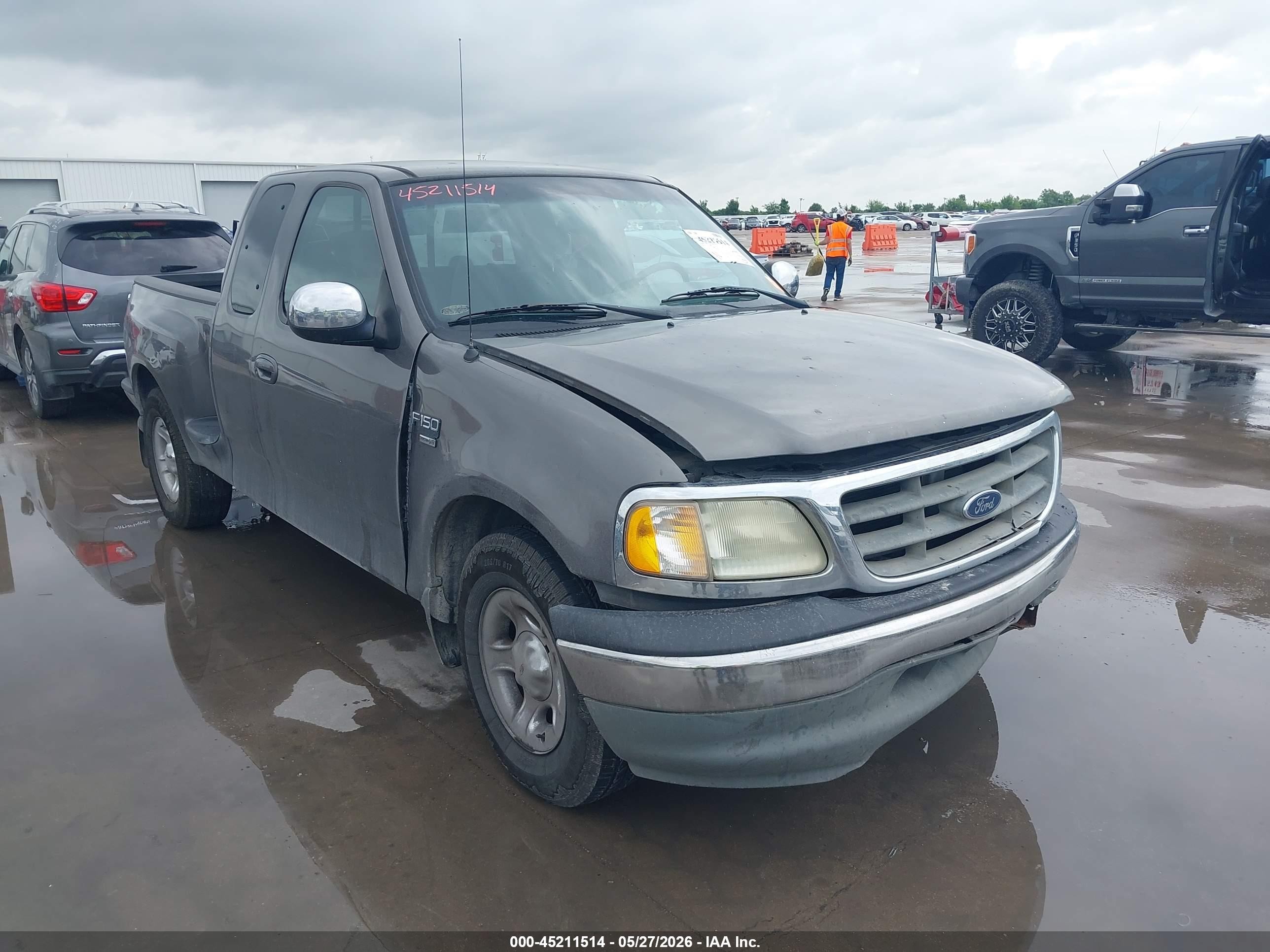 2002 Ford F-150 Lariat/xl/xlt Gray vin: 1FTRX07W02KA18812