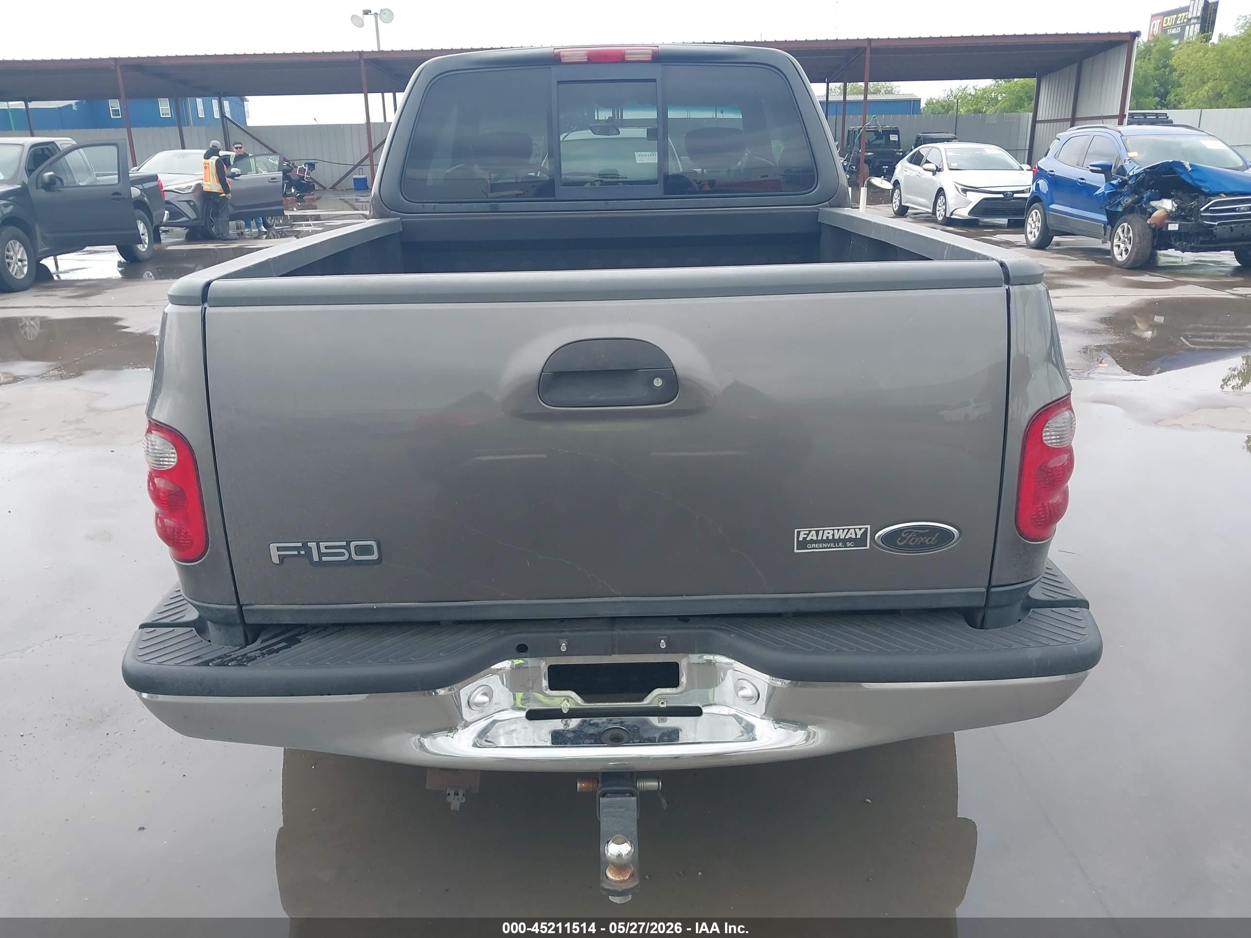 2002 Ford F-150 Lariat/xl/xlt Gray vin: 1FTRX07W02KA18812