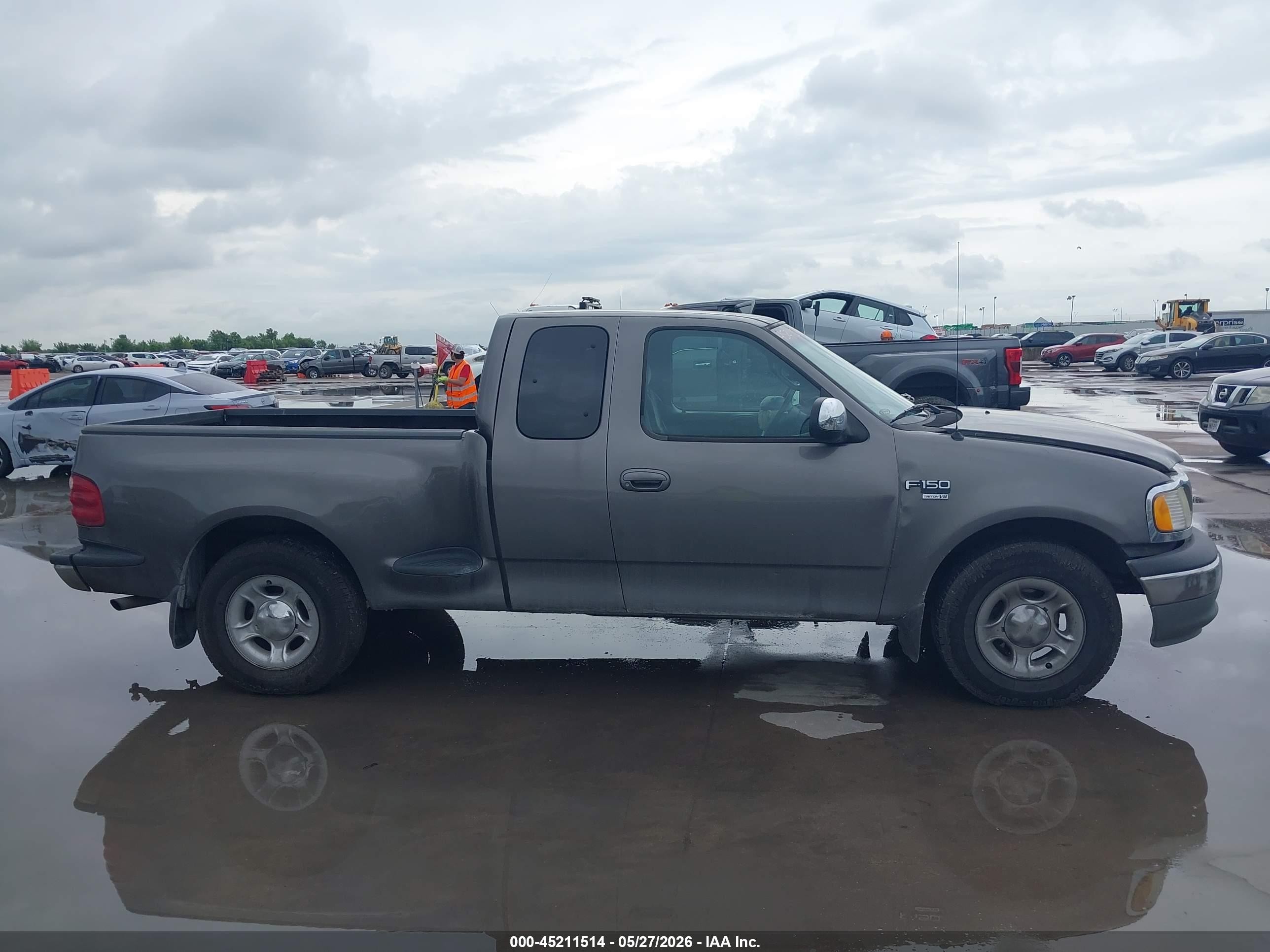 2002 Ford F-150 Lariat/xl/xlt Gray vin: 1FTRX07W02KA18812
