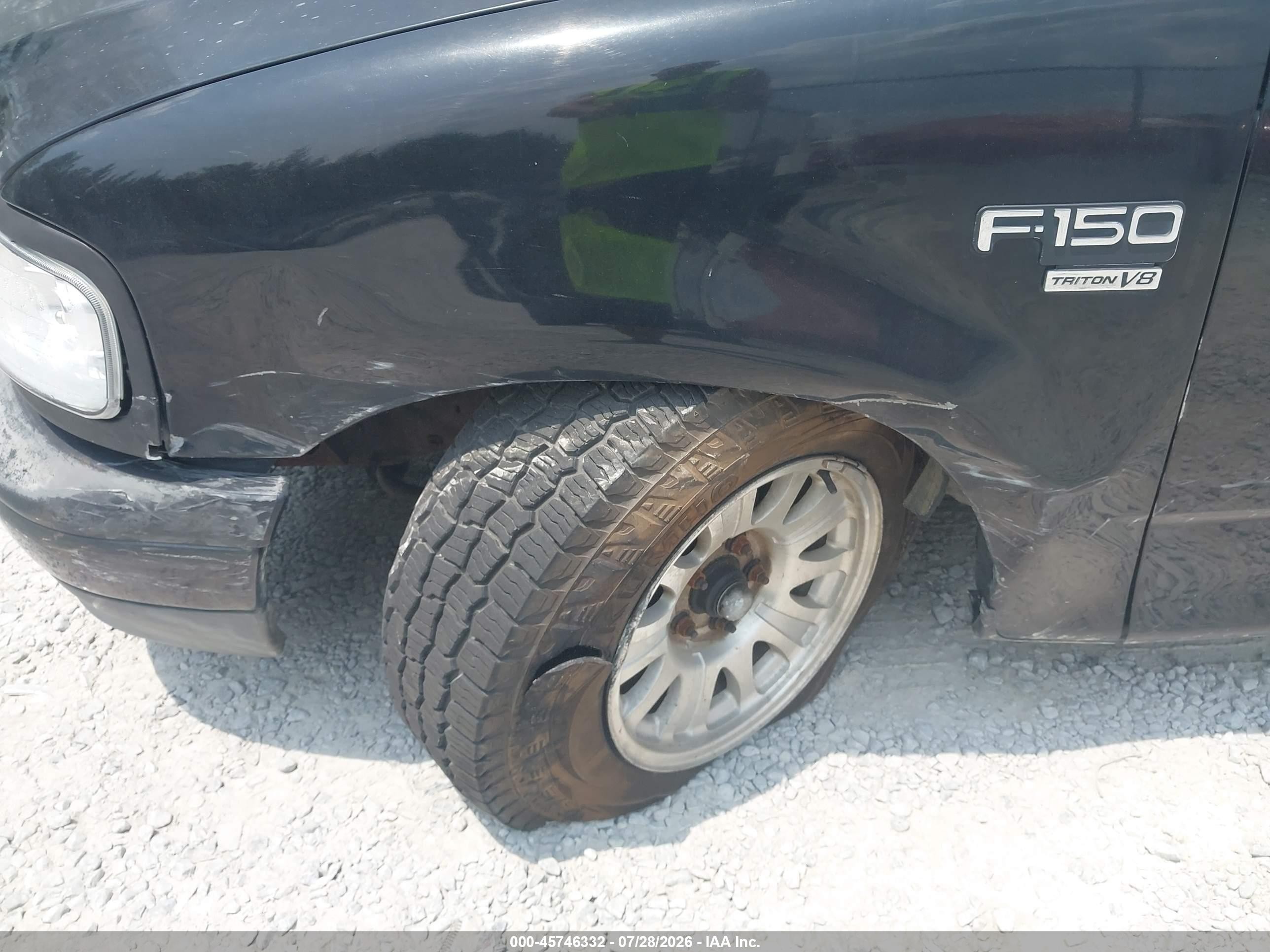 2003 Ford F-150 Lariat/xl/xlt Black vin: 1FTRX07W03KD64179