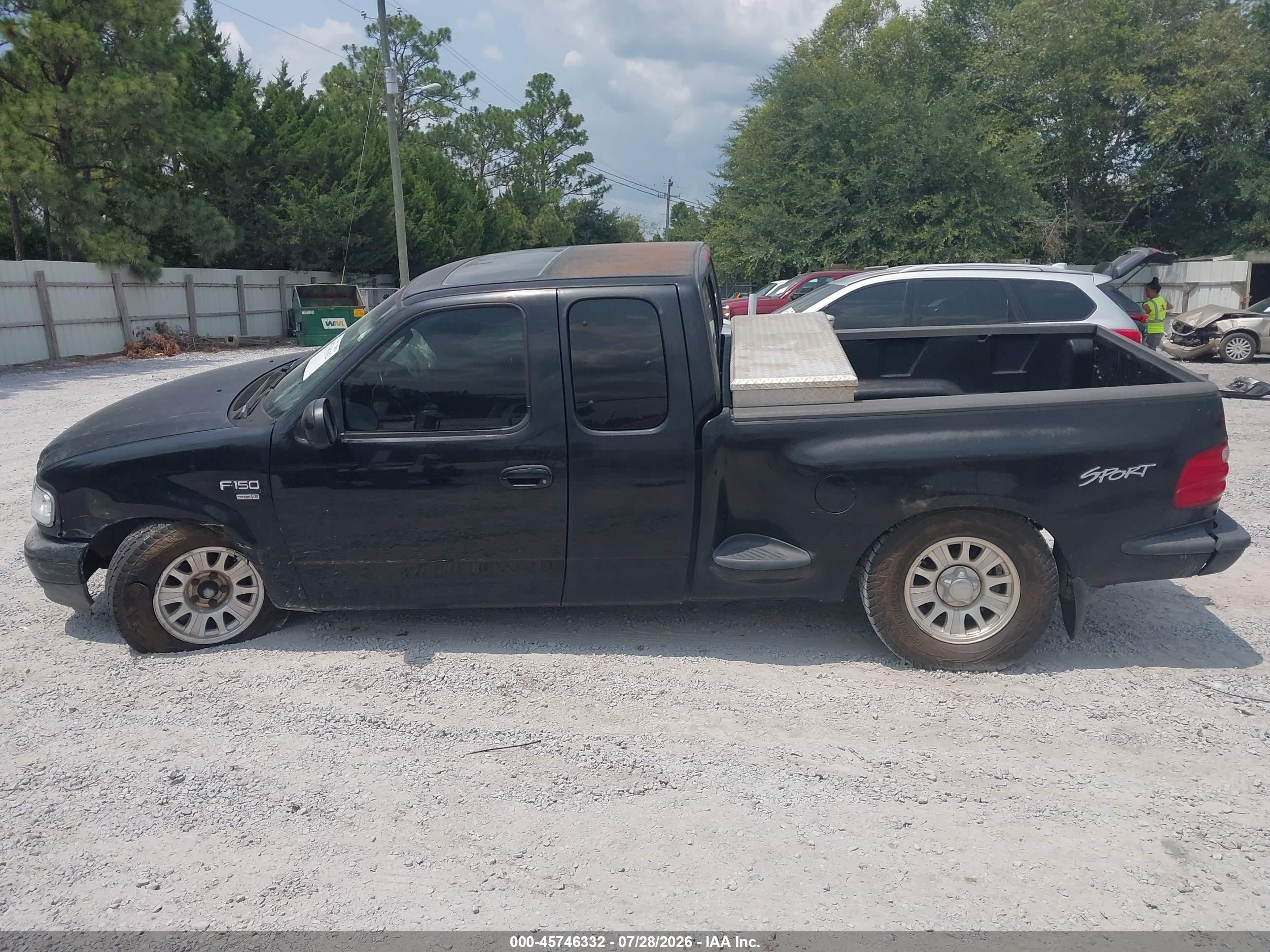 2003 Ford F-150 Lariat/xl/xlt Black vin: 1FTRX07W03KD64179