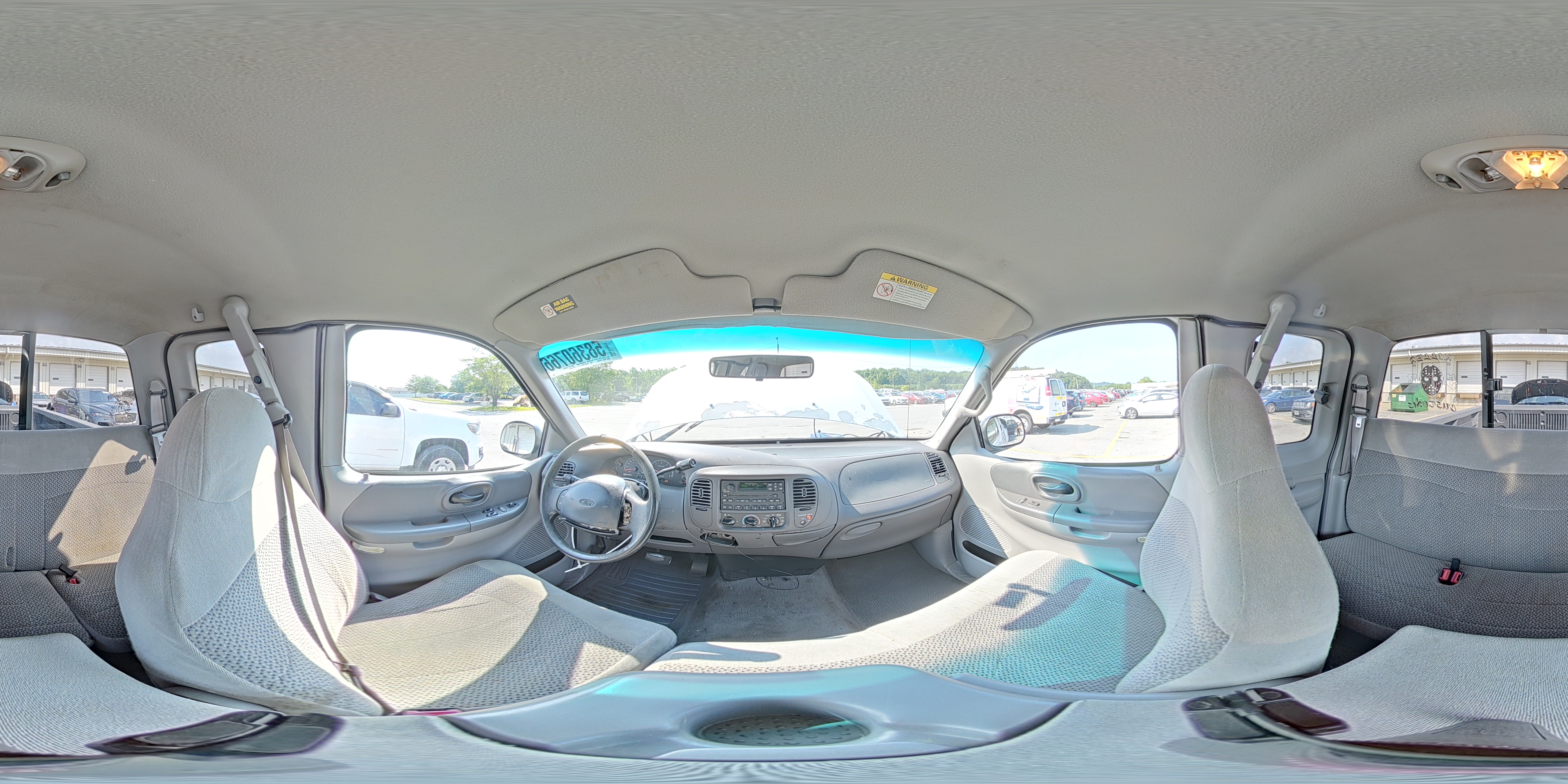 1999 Ford F150 White vin: 1FTRX07W5XKB72133
