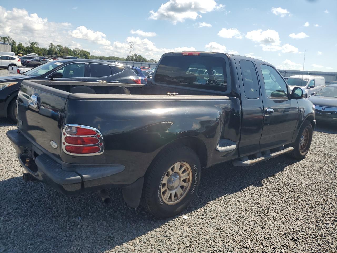 2003 Ford F150 Black vin: 1FTRX07W73KD85398