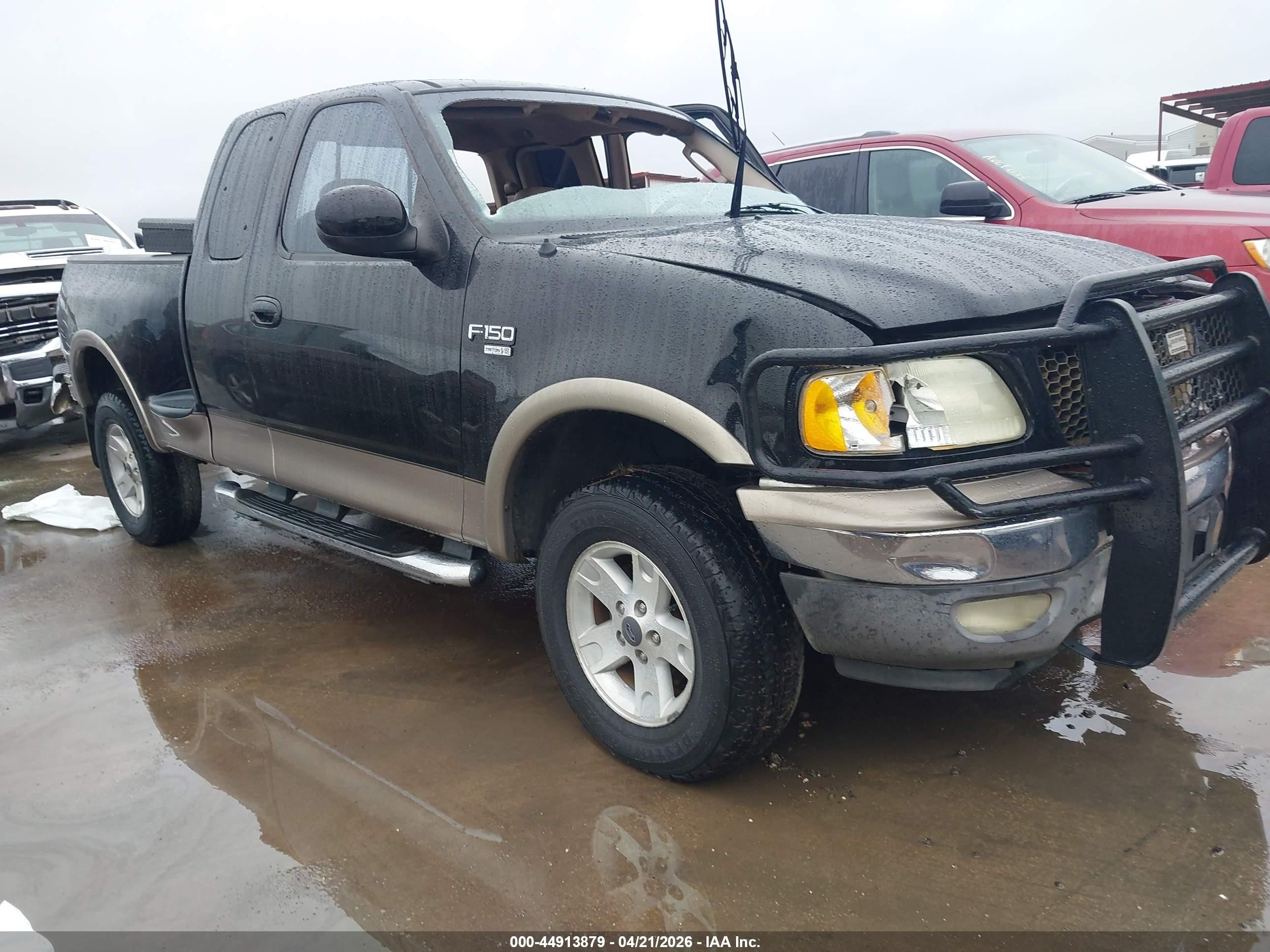 2003 Ford F-150 Lariat/xl/xlt Black vin: 1FTRX08L03KD61223