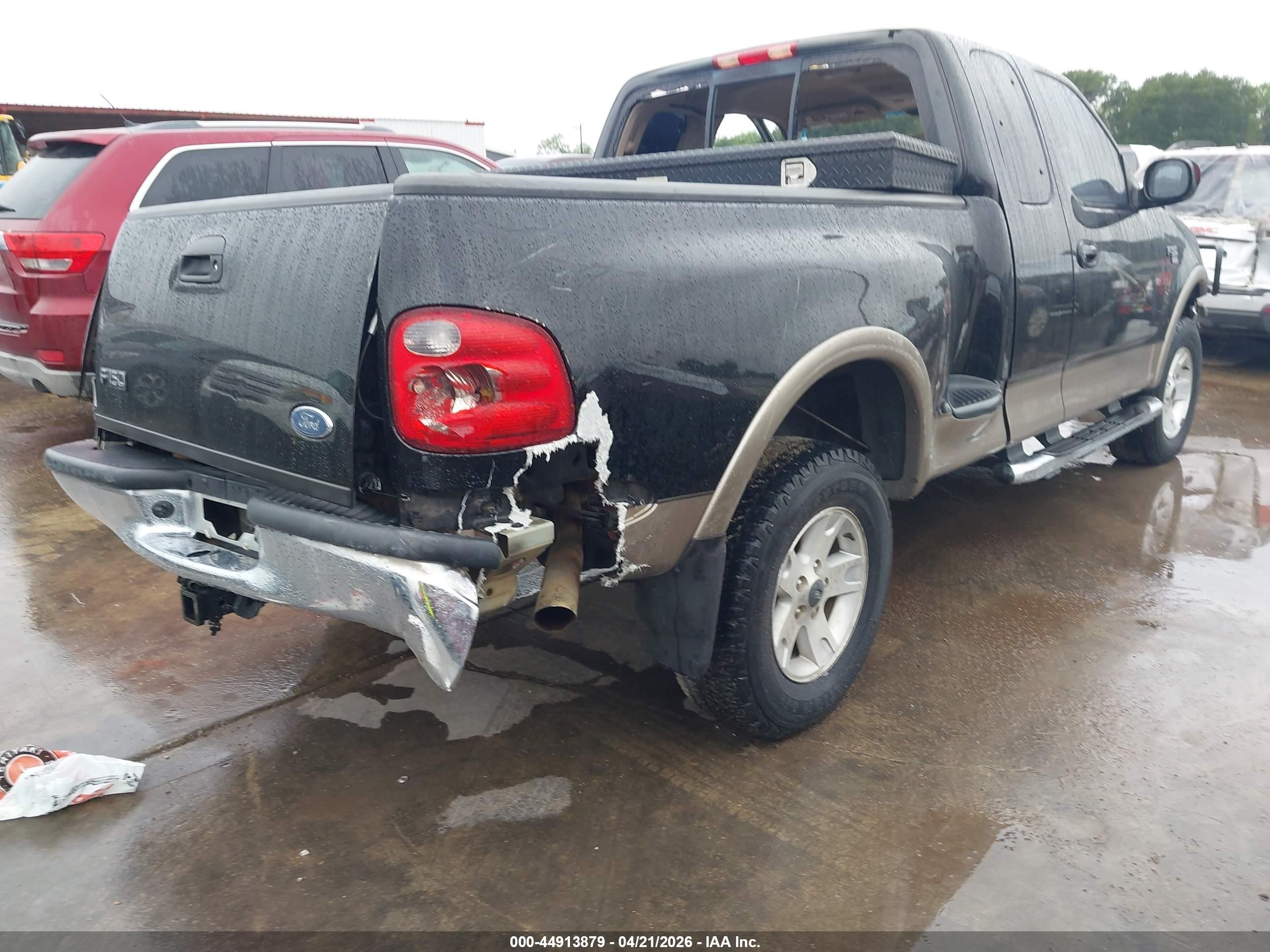 2003 Ford F-150 Lariat/xl/xlt Black vin: 1FTRX08L03KD61223