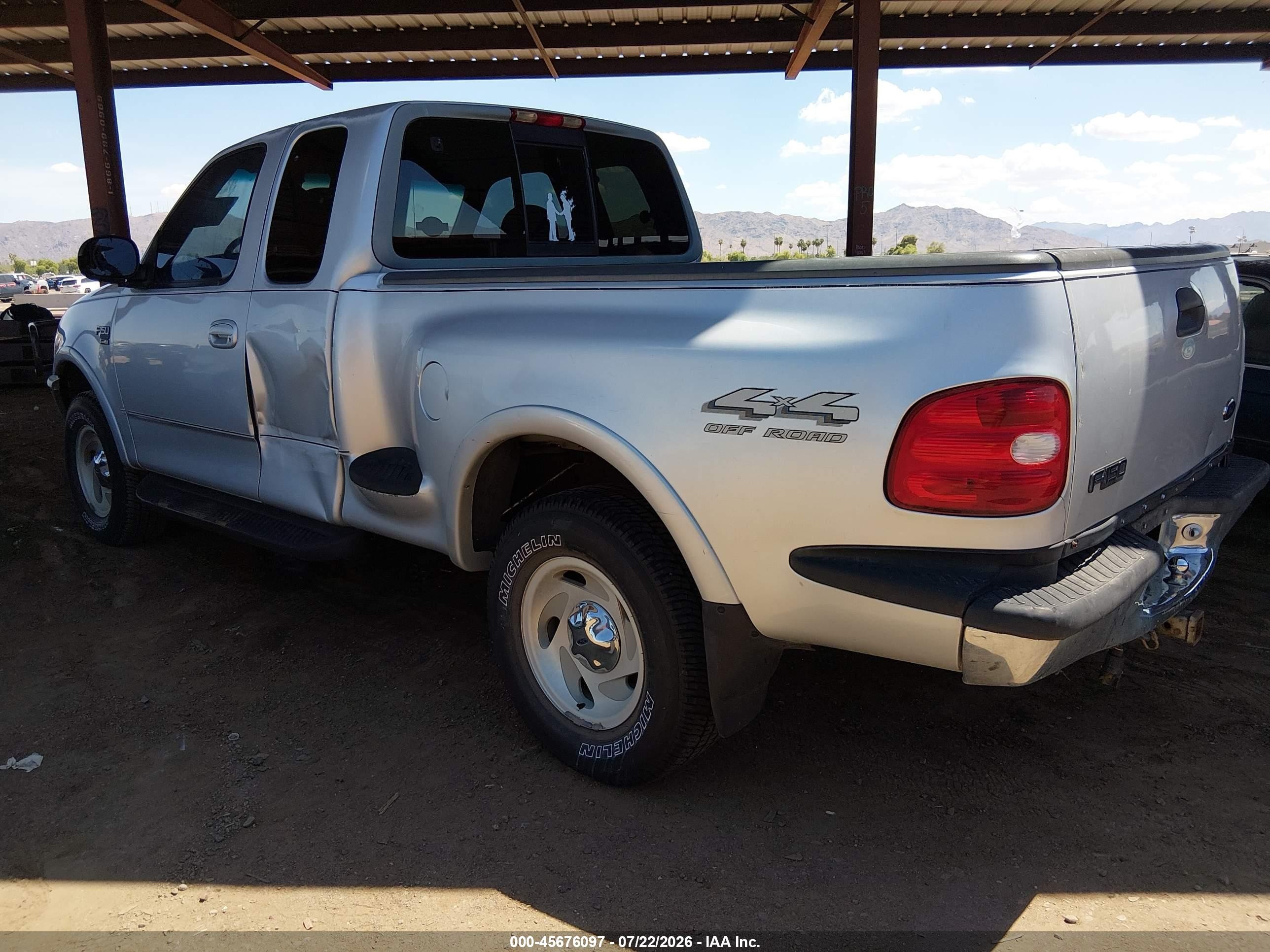 1998 Ford F-150 Lariat/xl/xlt Silver vin: 1FTRX08L1WKC03929