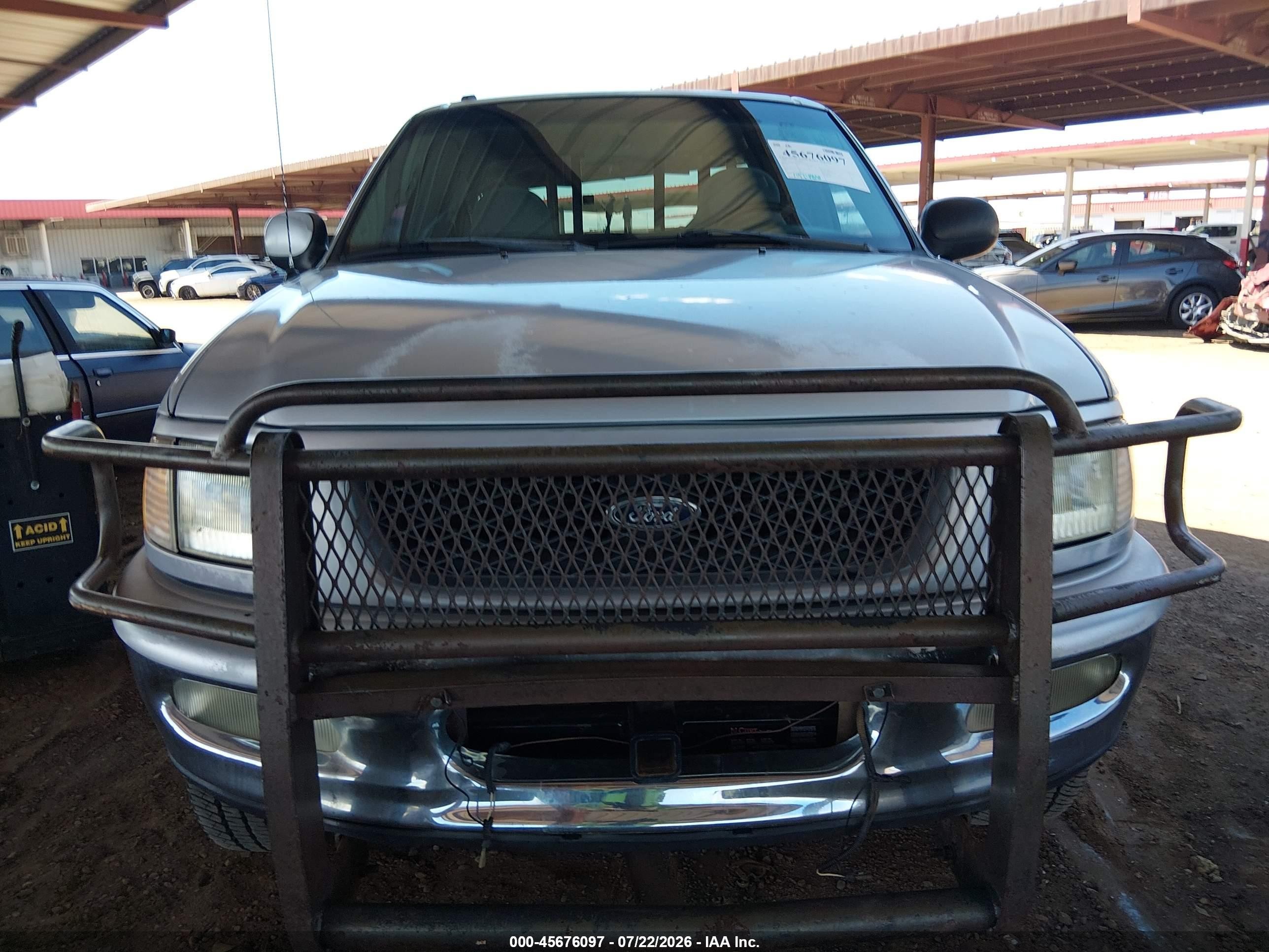 1998 Ford F-150 Lariat/xl/xlt Silver vin: 1FTRX08L1WKC03929