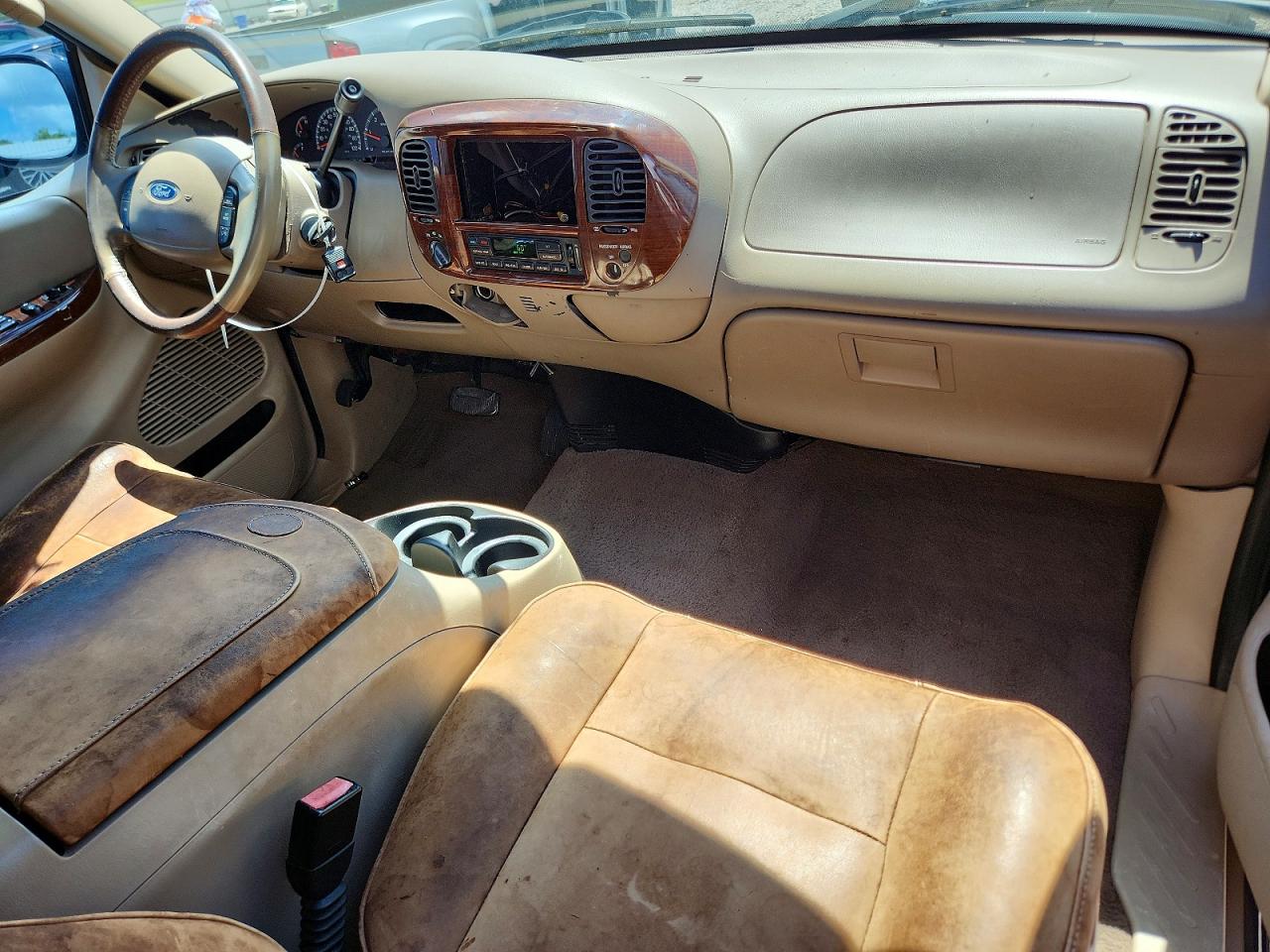 2003 Ford F150 Blue vin: 1FTRX08L43KA87573