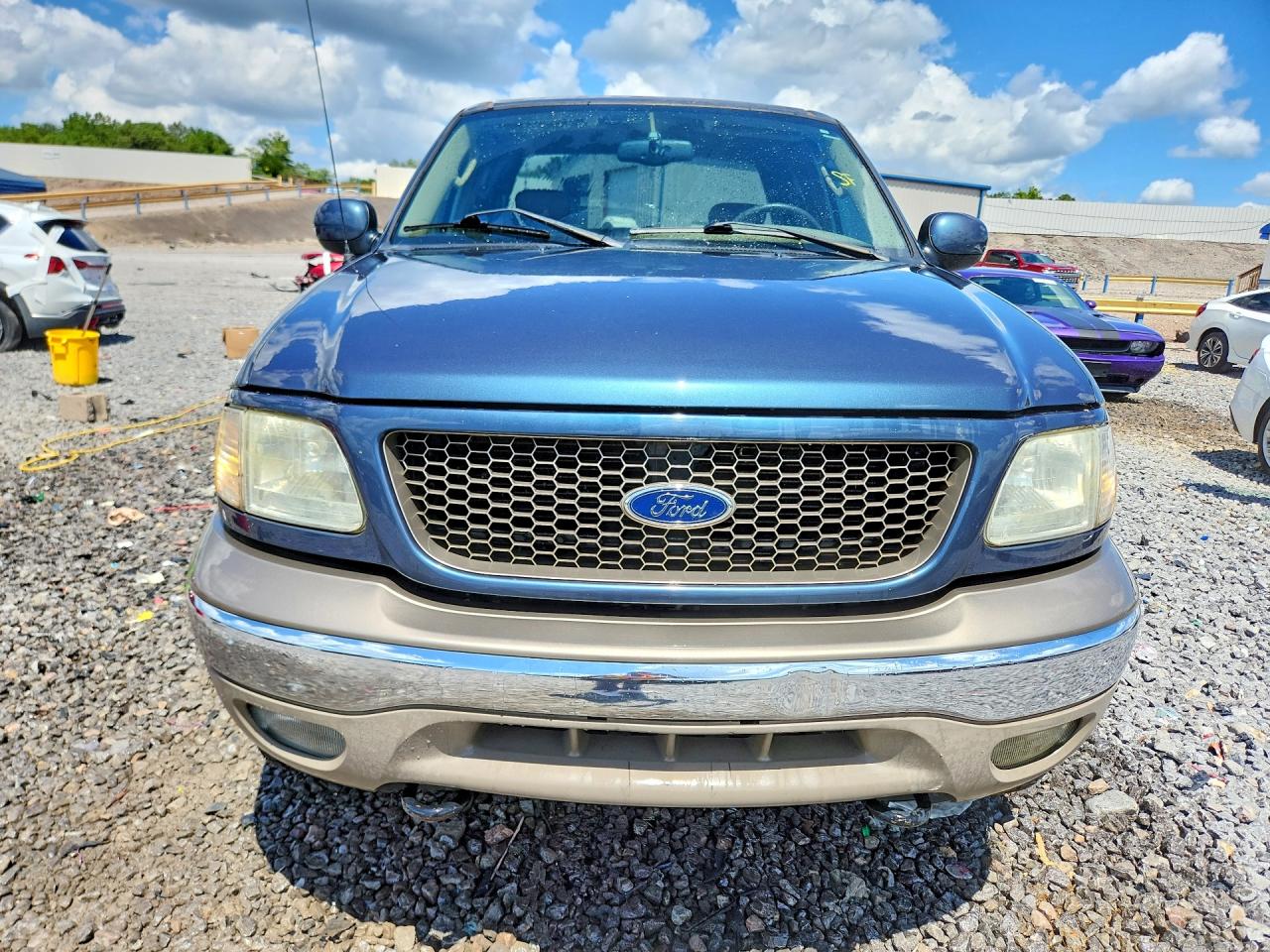 2003 Ford F150 Blue vin: 1FTRX08L43KA87573