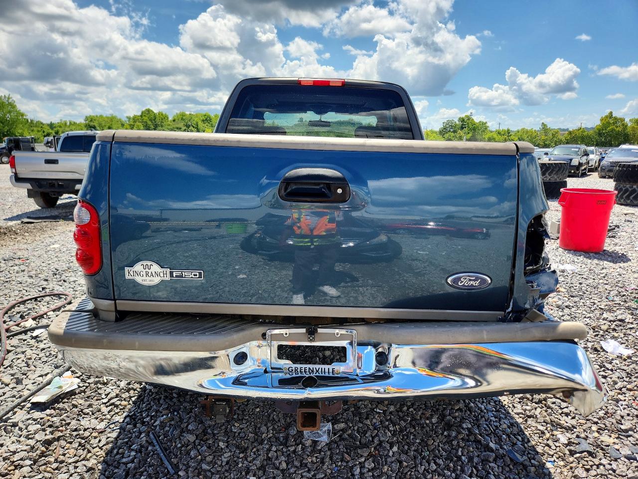 2003 Ford F150 Blue vin: 1FTRX08L43KA87573