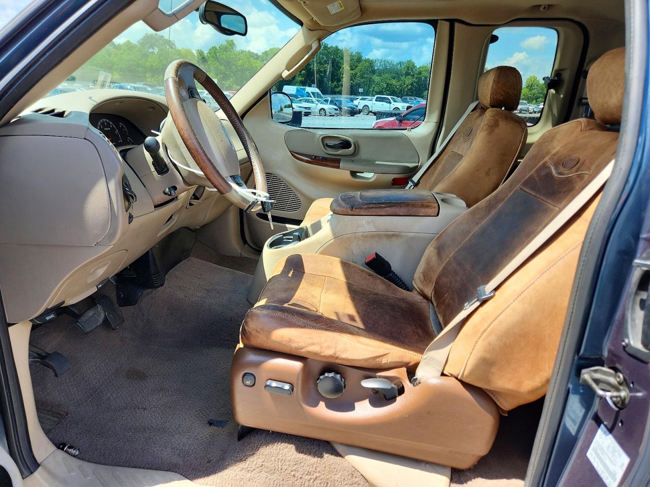 2003 Ford F150 Blue vin: 1FTRX08L43KA87573