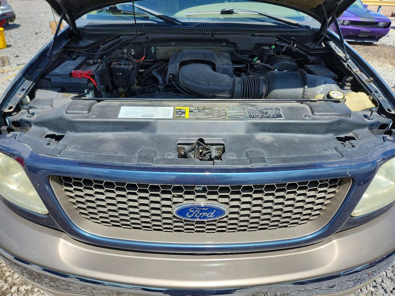 2003 Ford F150 Blue vin: 1FTRX08L43KA87573