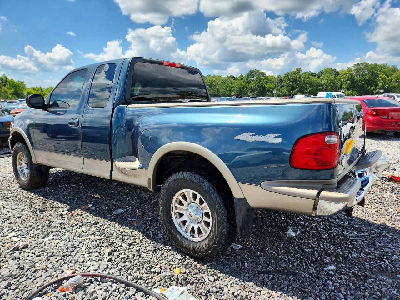 2003 Ford F150 Blue vin: 1FTRX08L43KA87573