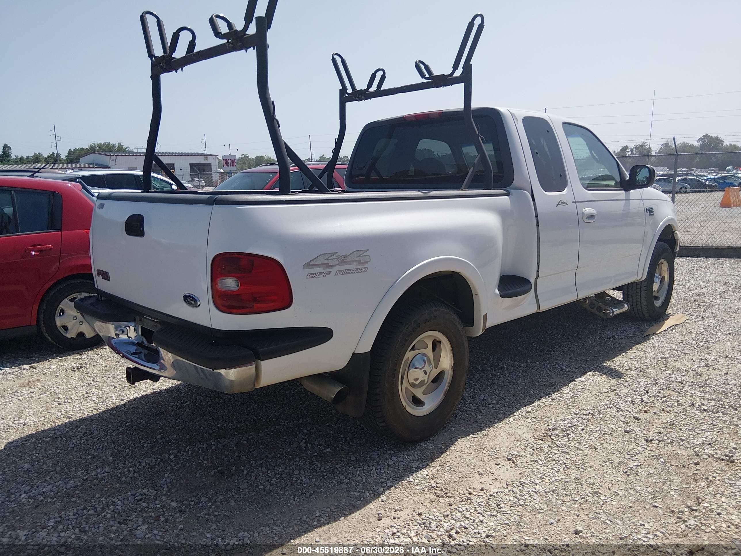 2000 Ford F-150 Lariat/xl/xlt White vin: 1FTRX08L4YKA01623
