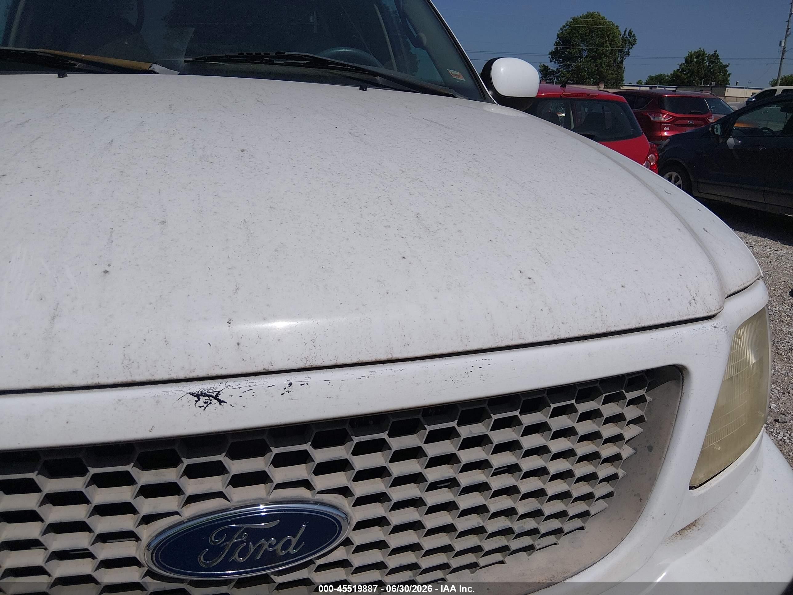 2000 Ford F-150 Lariat/xl/xlt White vin: 1FTRX08L4YKA01623