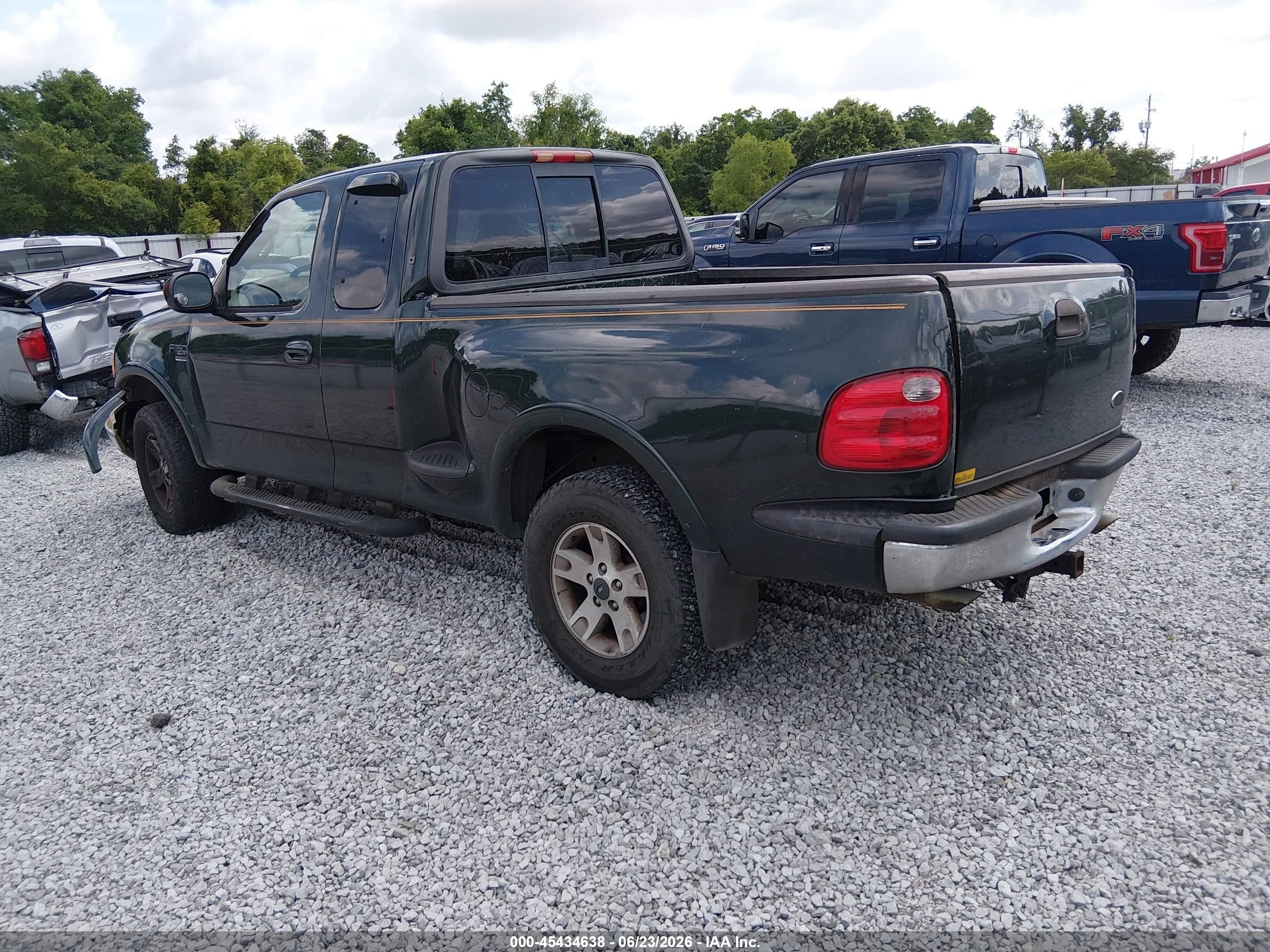 2002 Ford F-150 Lariat/xl/xlt Green vin: 1FTRX08L62KB62515