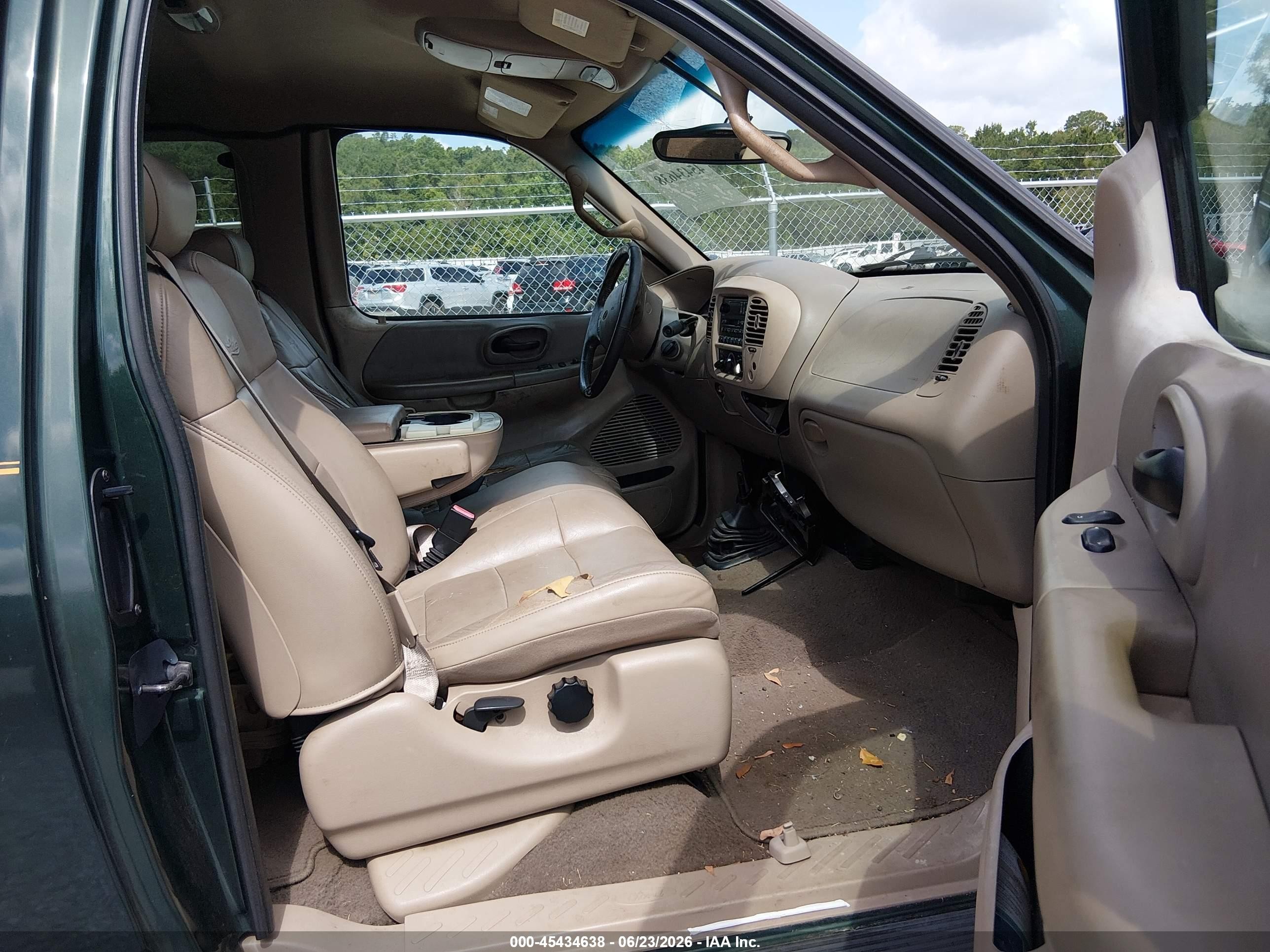 2002 Ford F-150 Lariat/xl/xlt Green vin: 1FTRX08L62KB62515