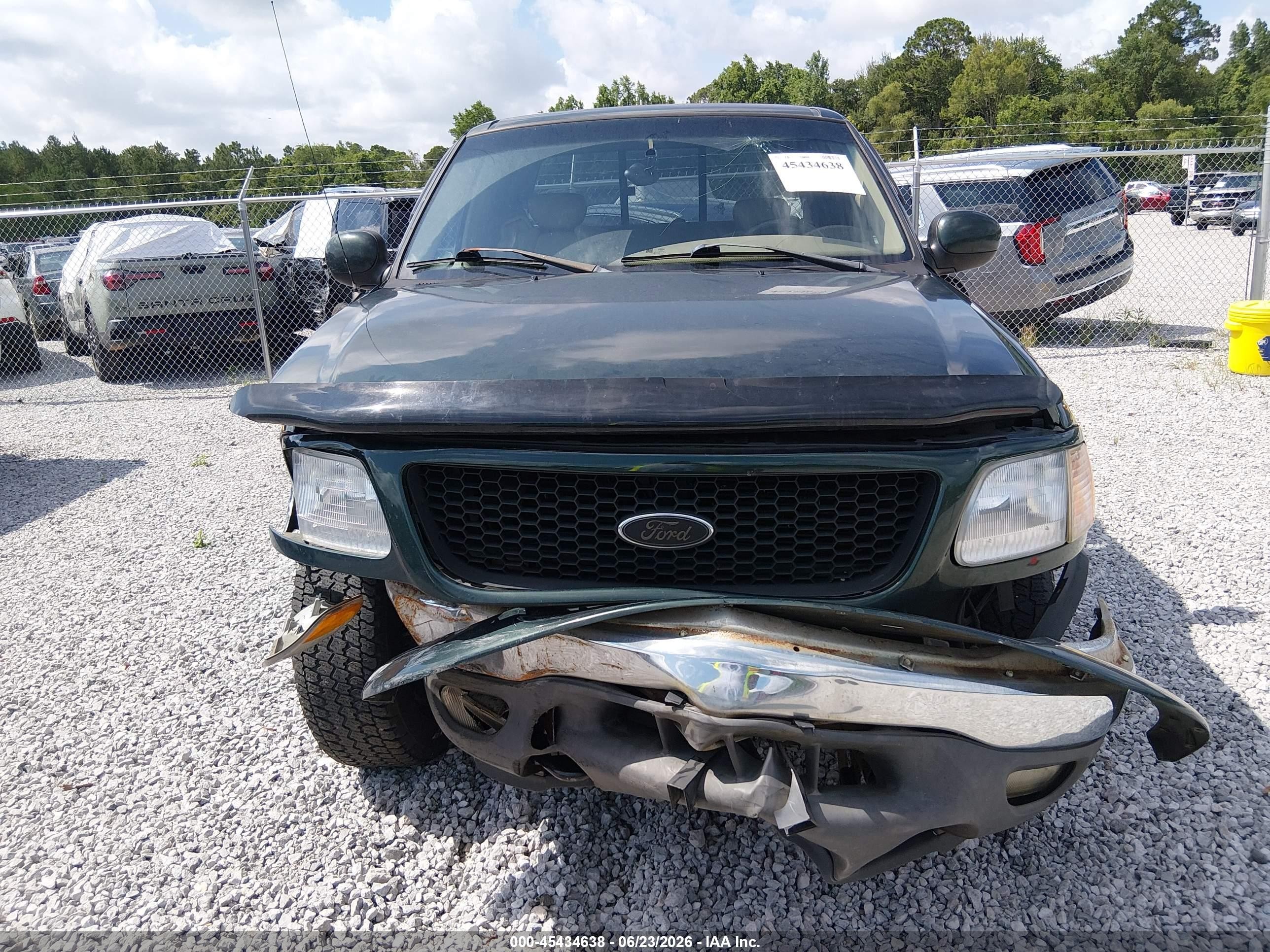 2002 Ford F-150 Lariat/xl/xlt Green vin: 1FTRX08L62KB62515