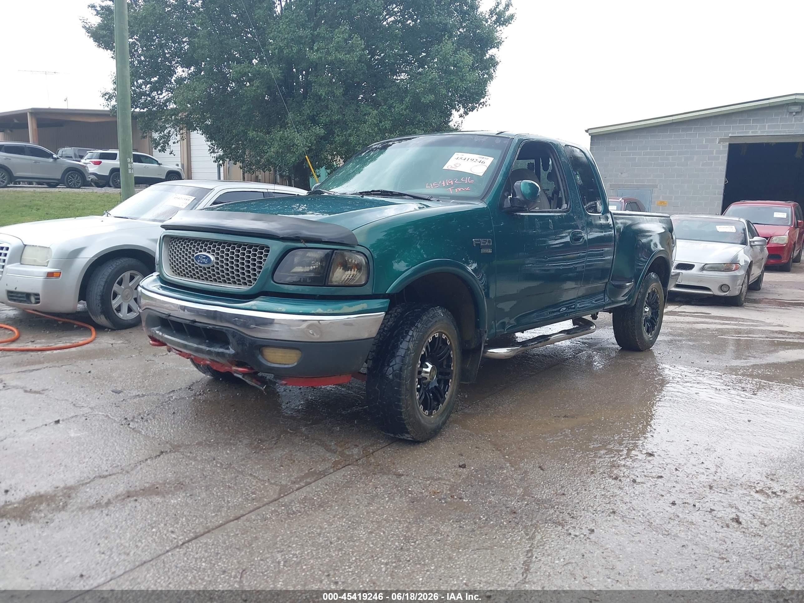 1999 Ford F-150 Lariat/xl/xlt Зеленый vin: 1FTRX08L7XKA07575