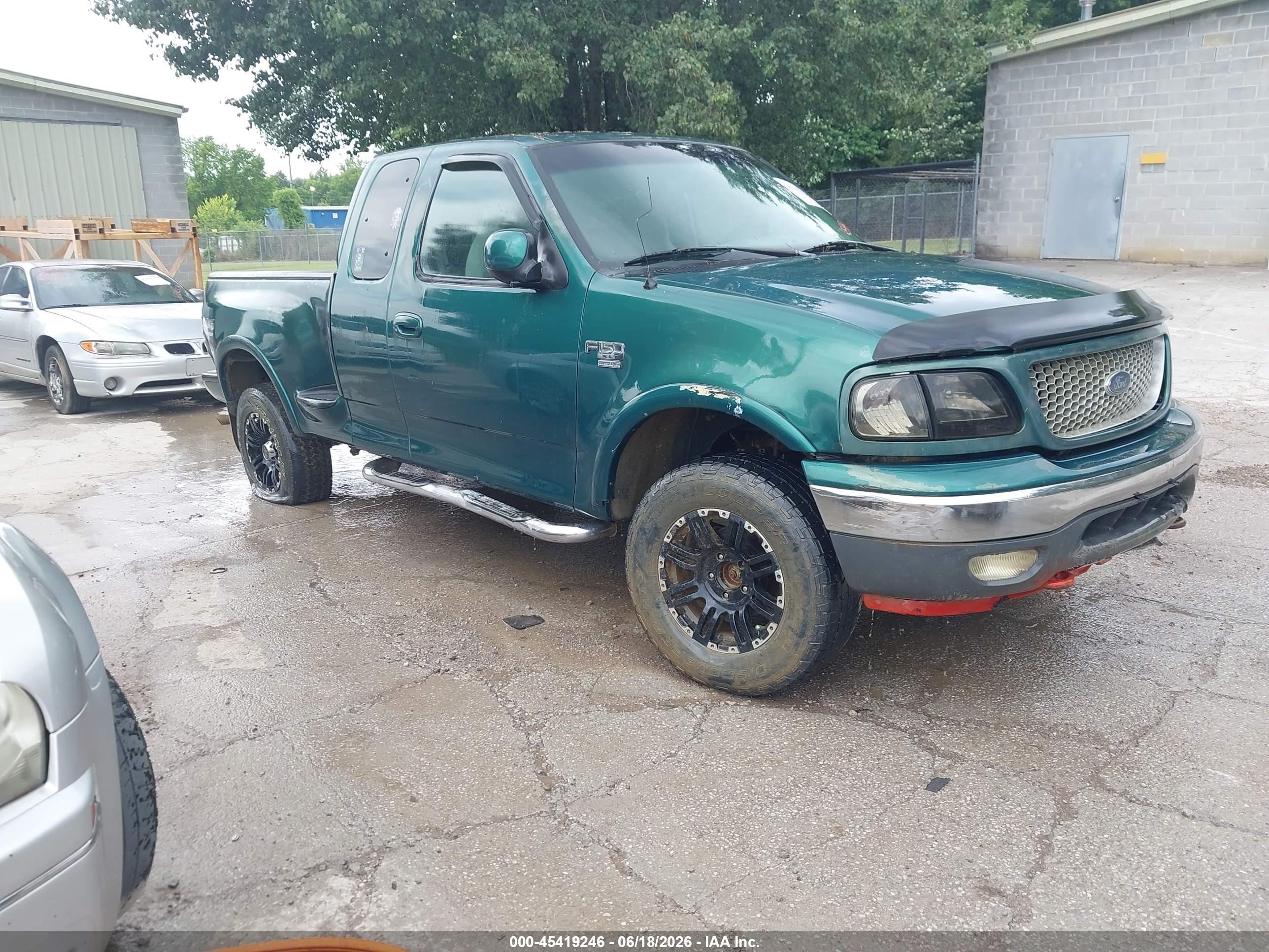 1999 Ford F-150 Lariat/xl/xlt Зеленый vin: 1FTRX08L7XKA07575