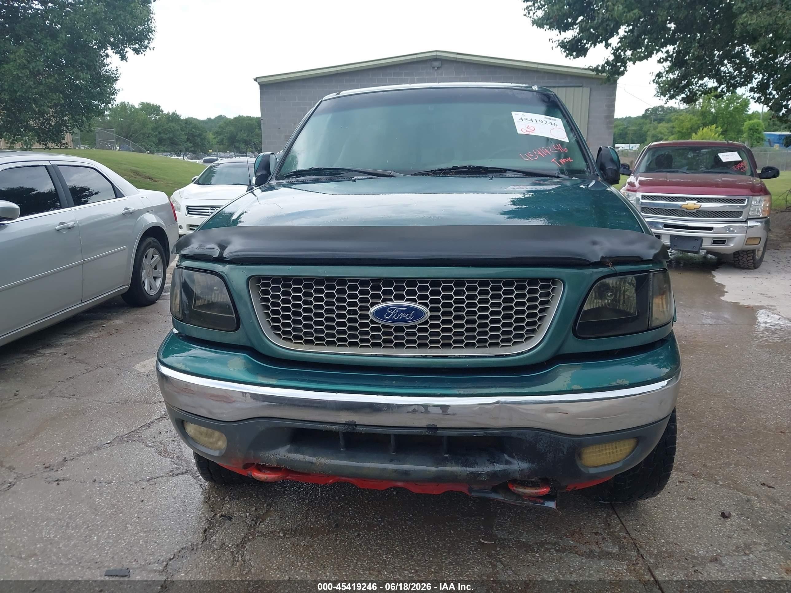1999 Ford F-150 Lariat/xl/xlt Зеленый vin: 1FTRX08L7XKA07575