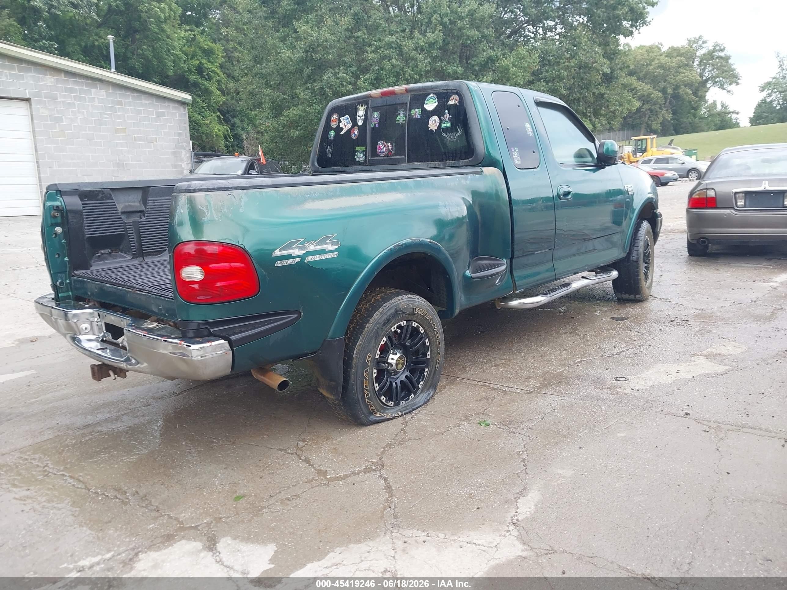 1999 Ford F-150 Lariat/xl/xlt Зеленый vin: 1FTRX08L7XKA07575
