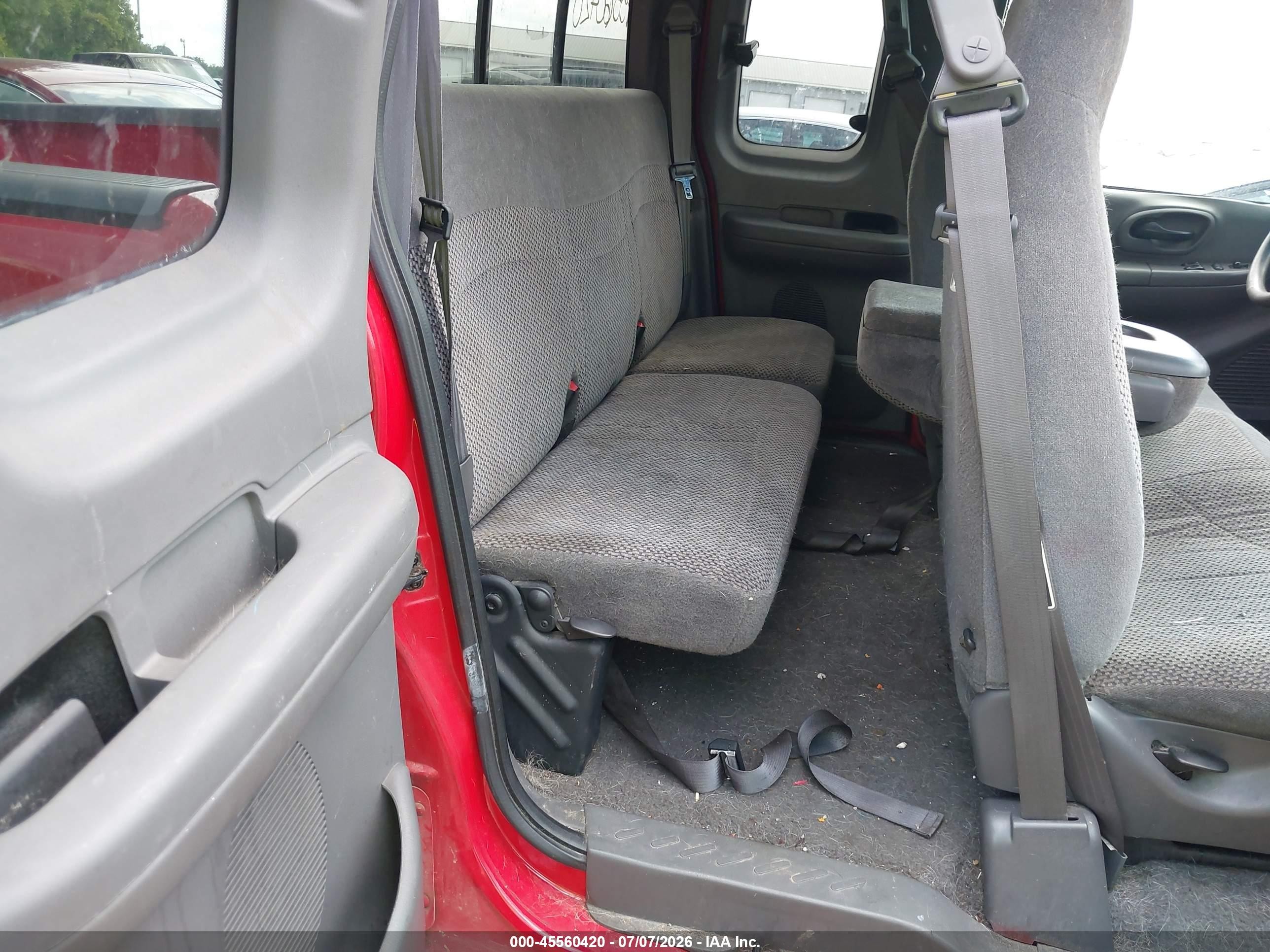 2000 Ford F-150 Lariat/xl/xlt Red vin: 1FTRX08L7YKA36219