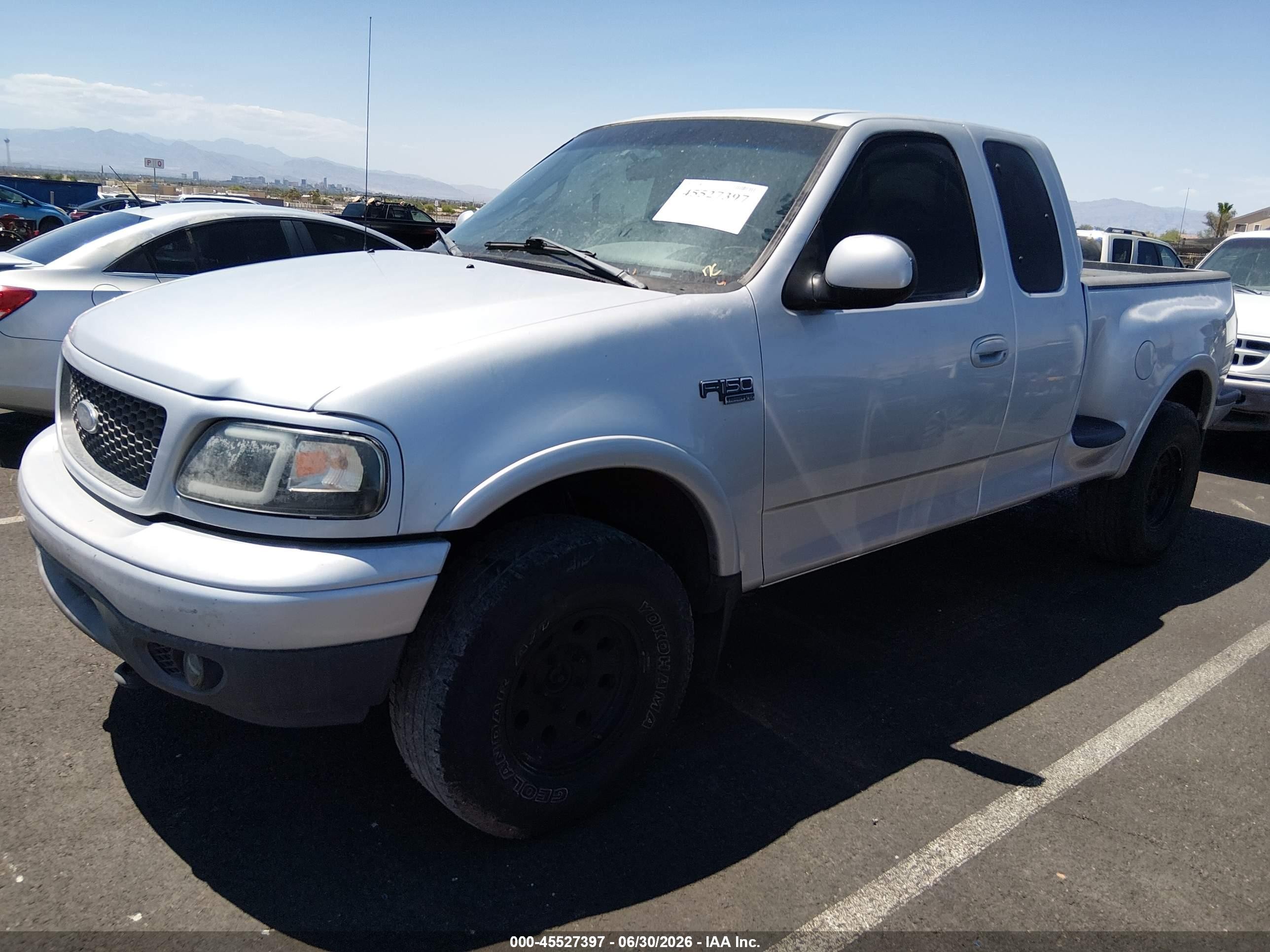 2000 Ford F-150 Lariat/xl/xlt Silver vin: 1FTRX08L7YKA78602