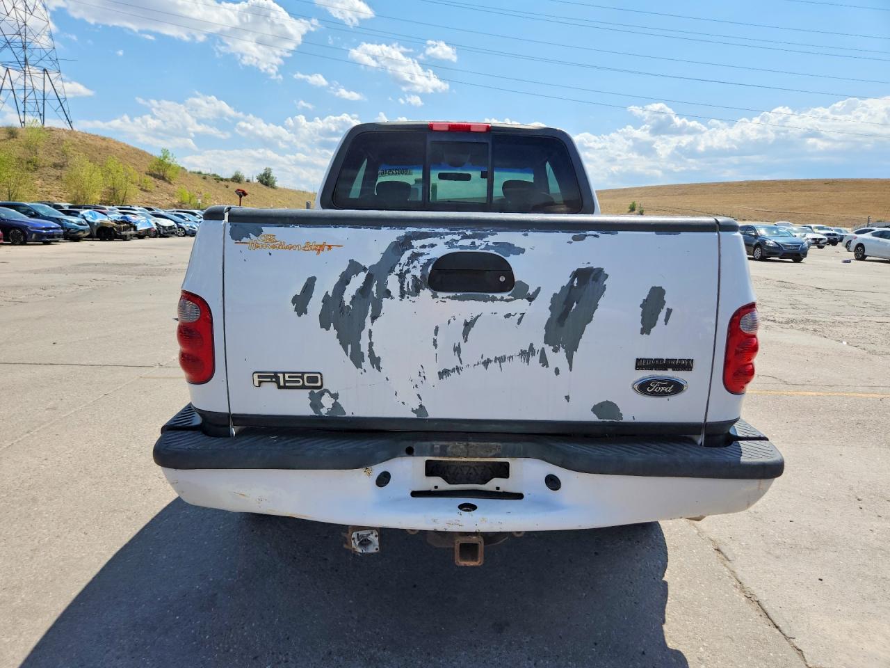 2001 Ford F150 White vin: 1FTRX08L91KA08248