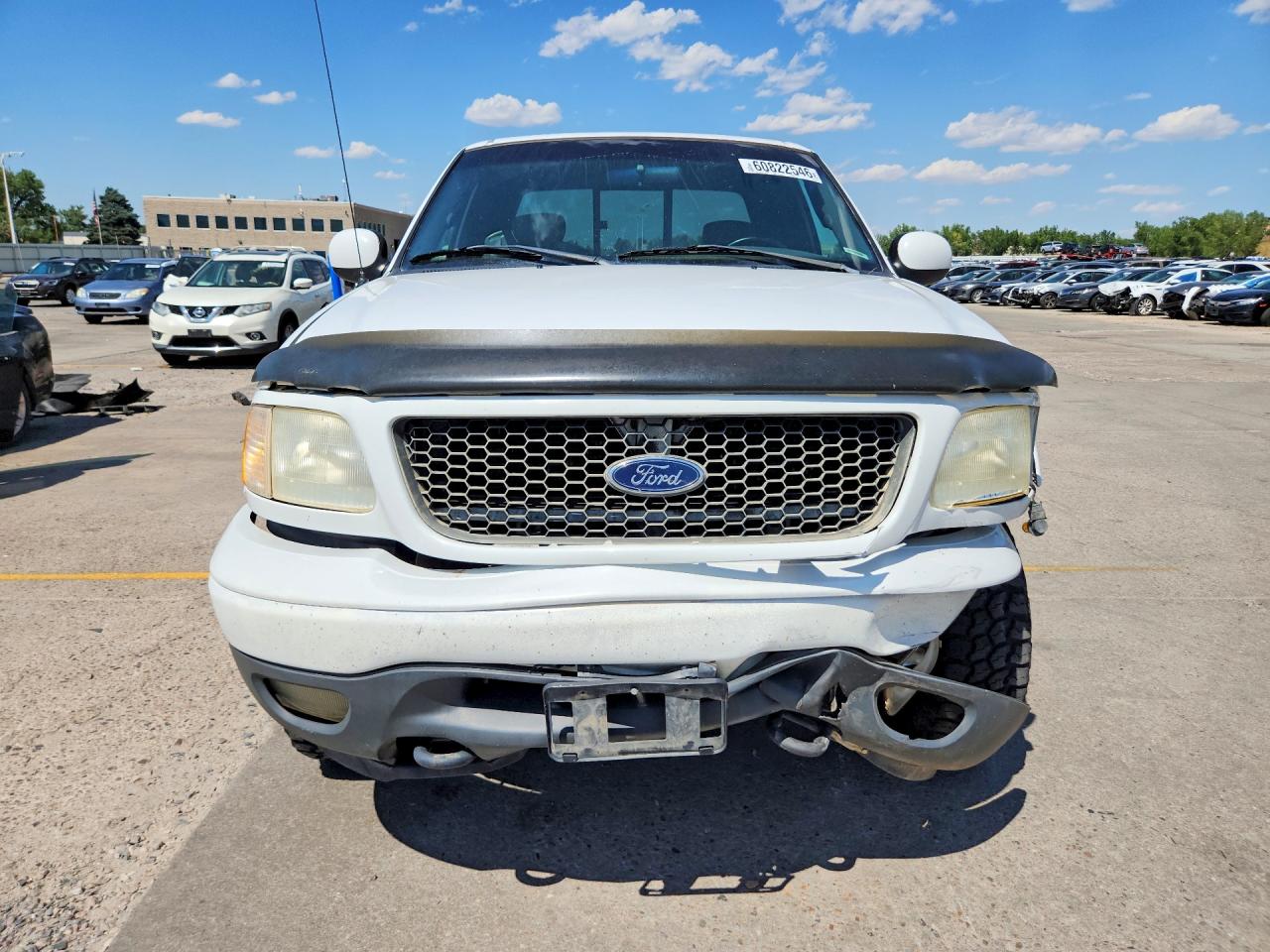 2001 Ford F150 White vin: 1FTRX08L91KA08248