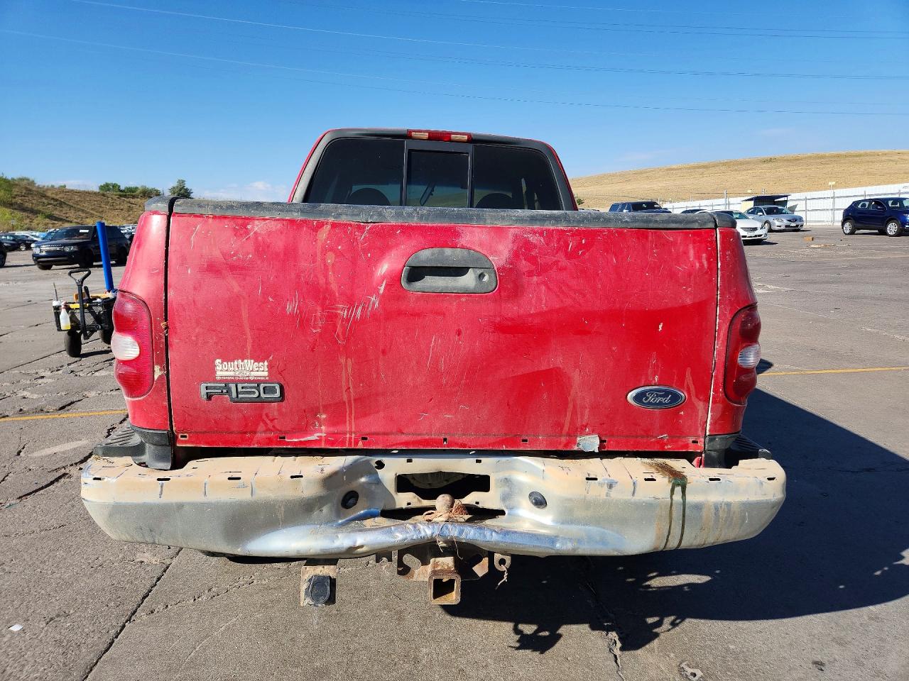 2000 Ford F150 Red vin: 1FTRX08LXYKA16336